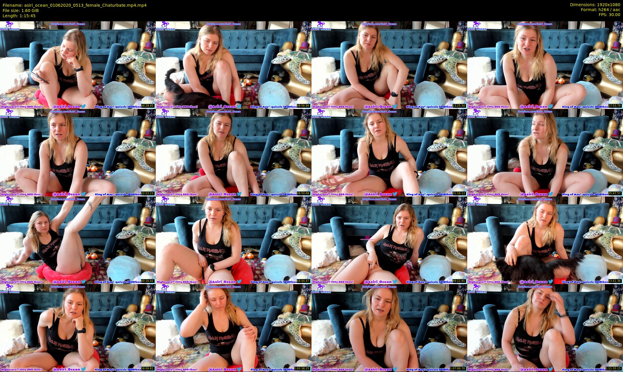 asiri_ocean — 76 minute Chaturbate female cam show recording, 1080p, Jun 1, 2020