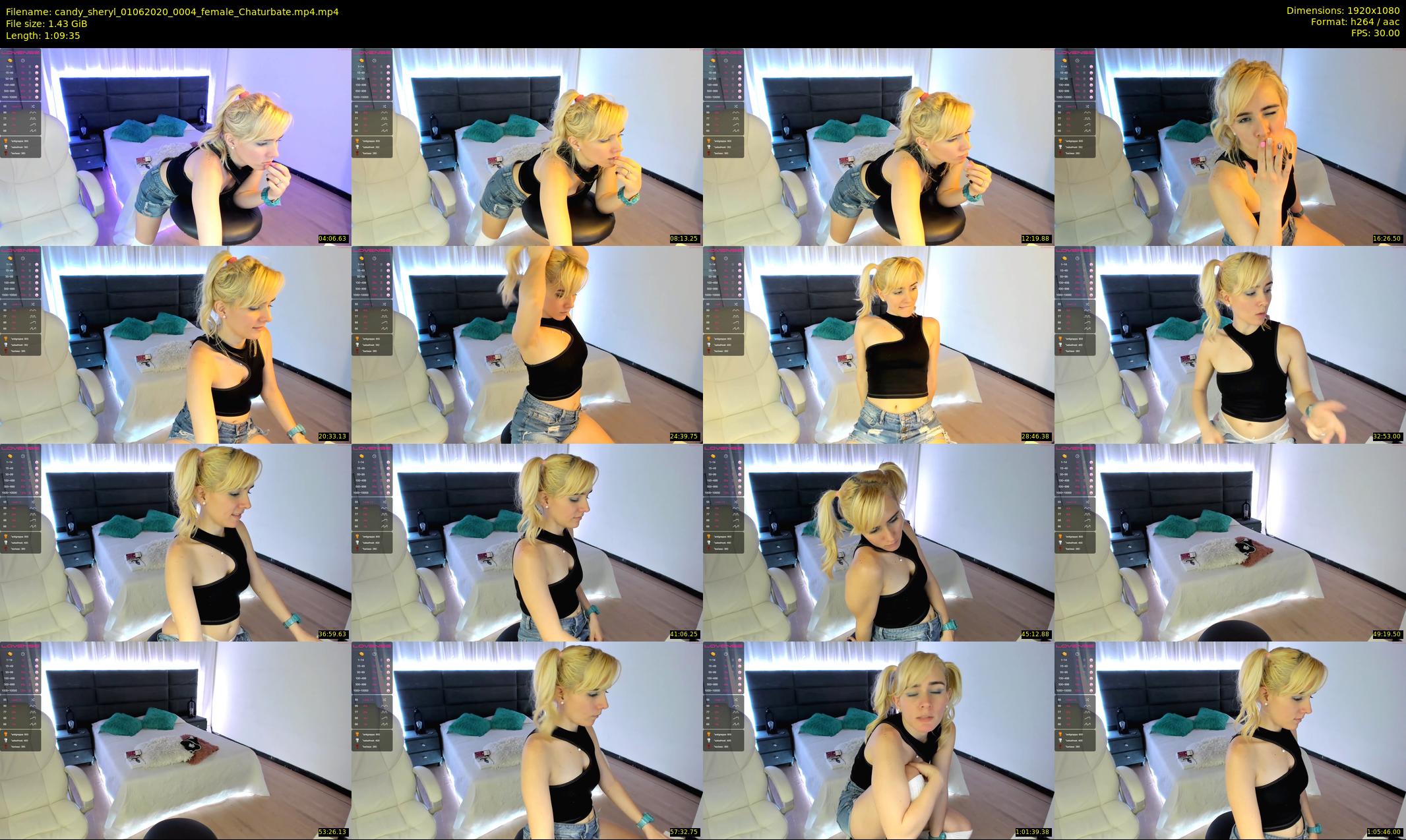 candy_sheryl — 70 minute Chaturbate female cam show recording, 1080p, Jun 1, 2020