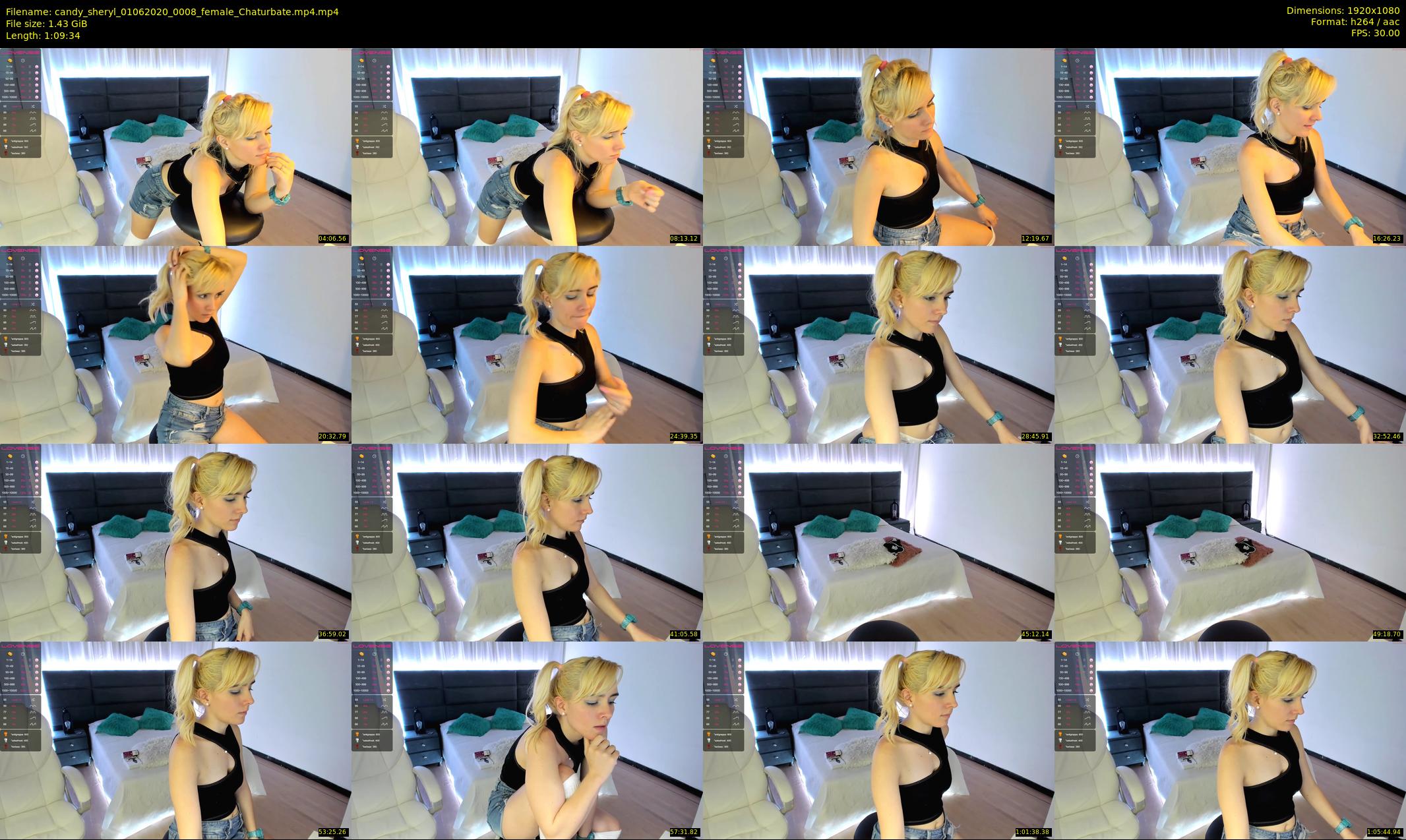 candy_sheryl — 70 minute Chaturbate female cam show recording, 1080p, Jun 1, 2020
