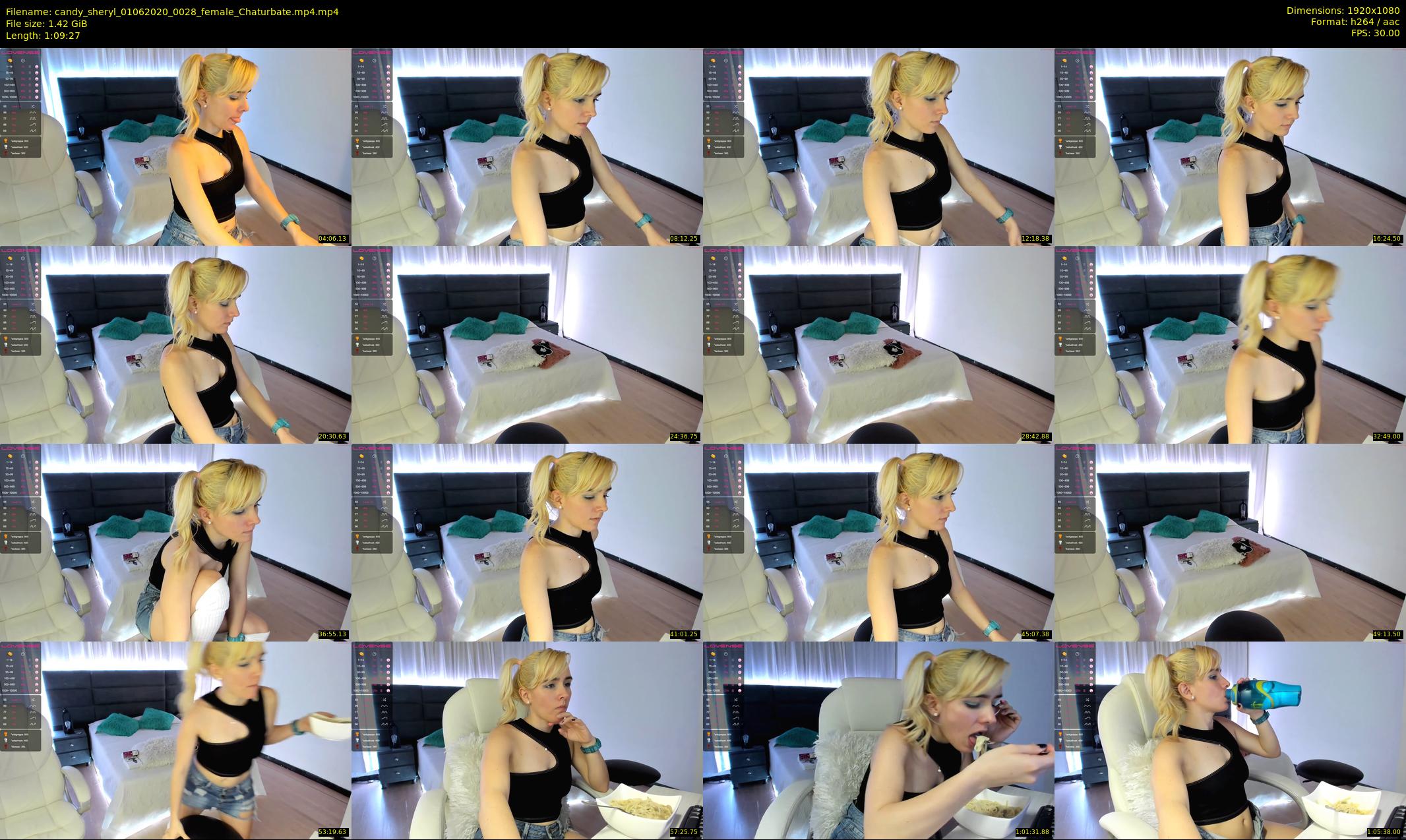 candy_sheryl — 70 minute Chaturbate female cam show recording, 1080p, Jun 1, 2020