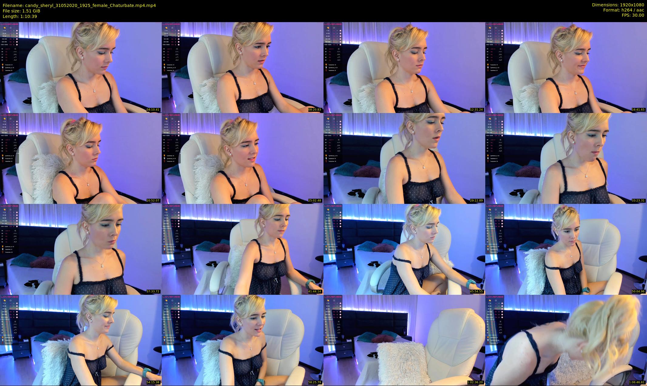 candy_sheryl — 71 minute Chaturbate female cam show recording, 1080p, May 31, 2020
