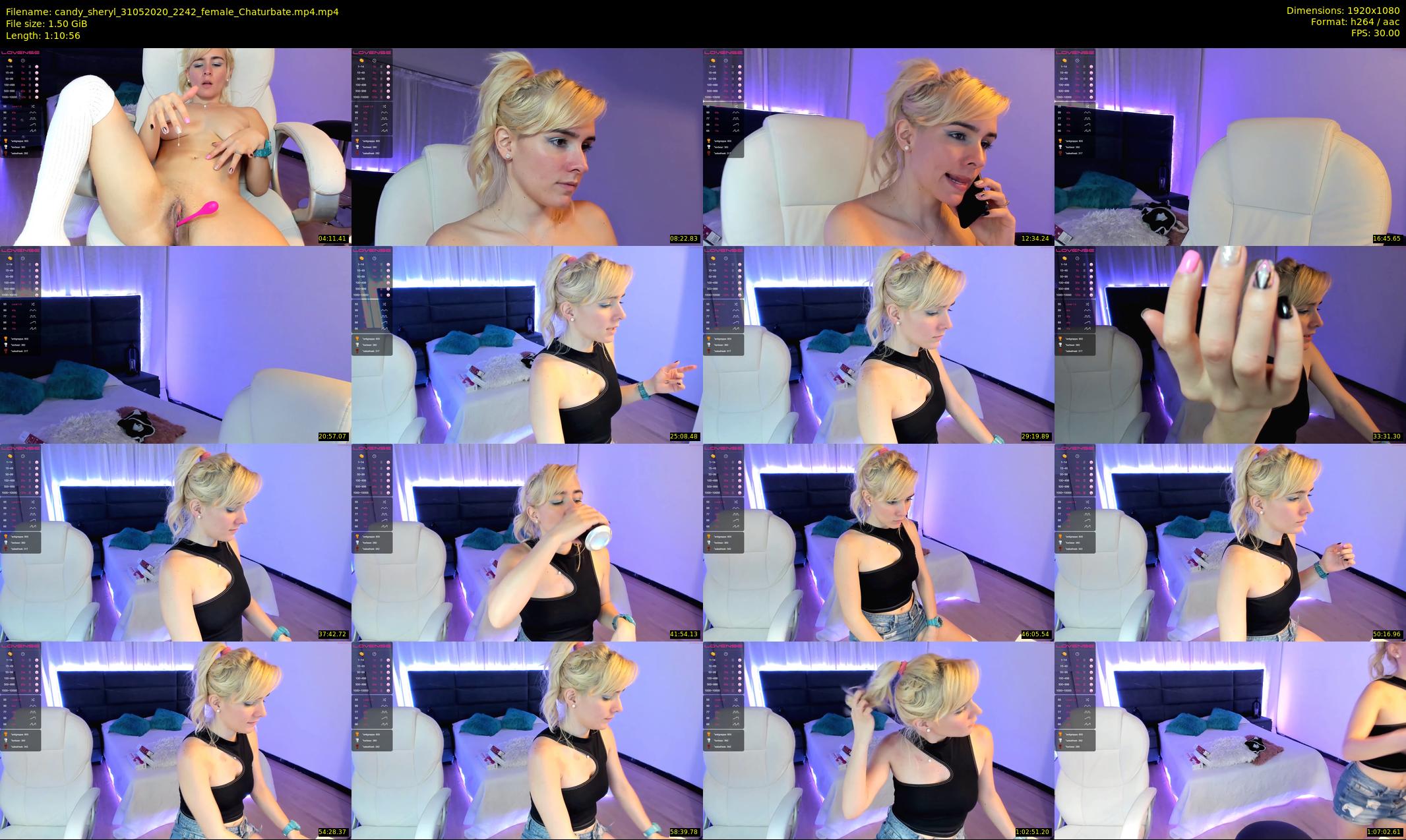 candy_sheryl — 71 minute Chaturbate female cam show recording, 1080p, May 31, 2020