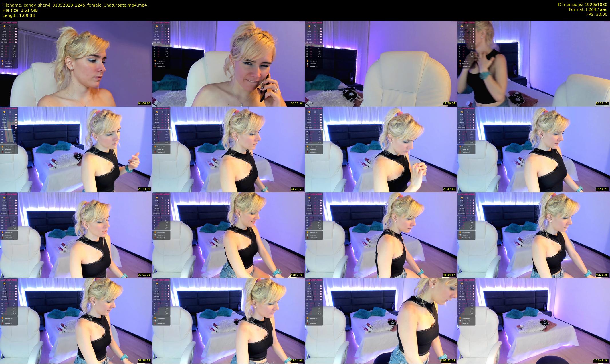 candy_sheryl — 70 minute Chaturbate female cam show recording, 1080p, May 31, 2020