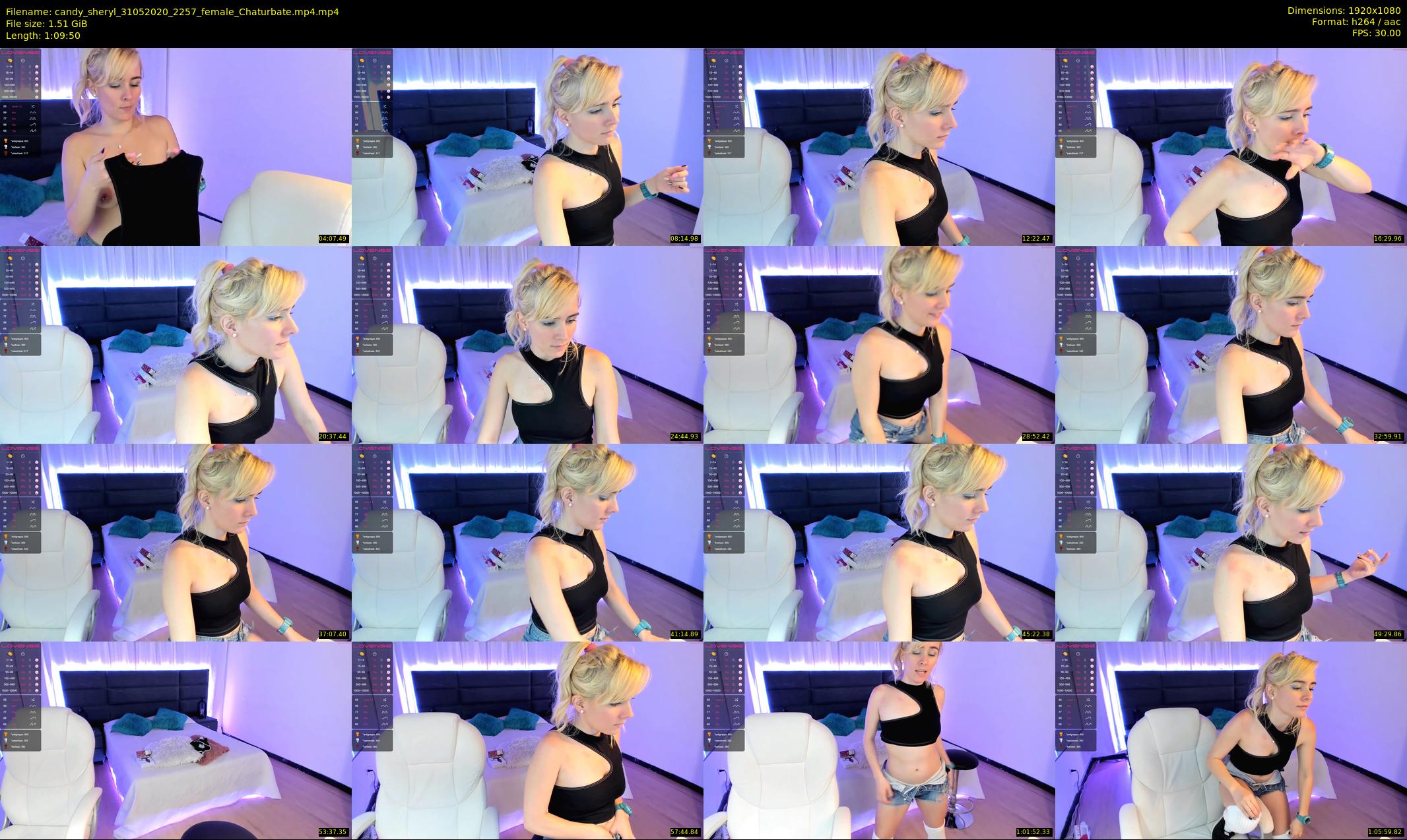 candy_sheryl — 70 minute Chaturbate female cam show recording, 1080p, May 31, 2020