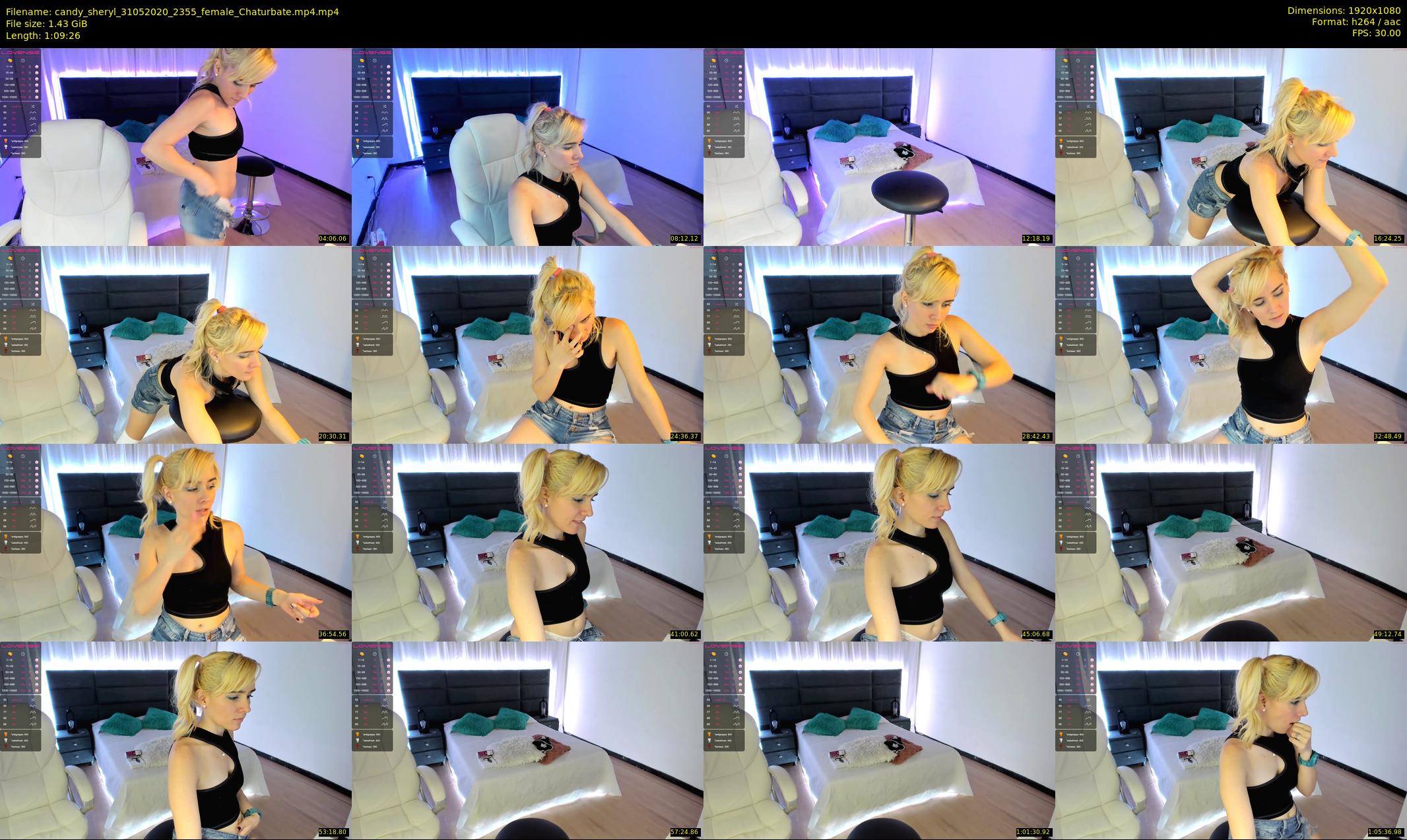 candy_sheryl — 70 minute Chaturbate female cam show recording, 1080p, May 31, 2020