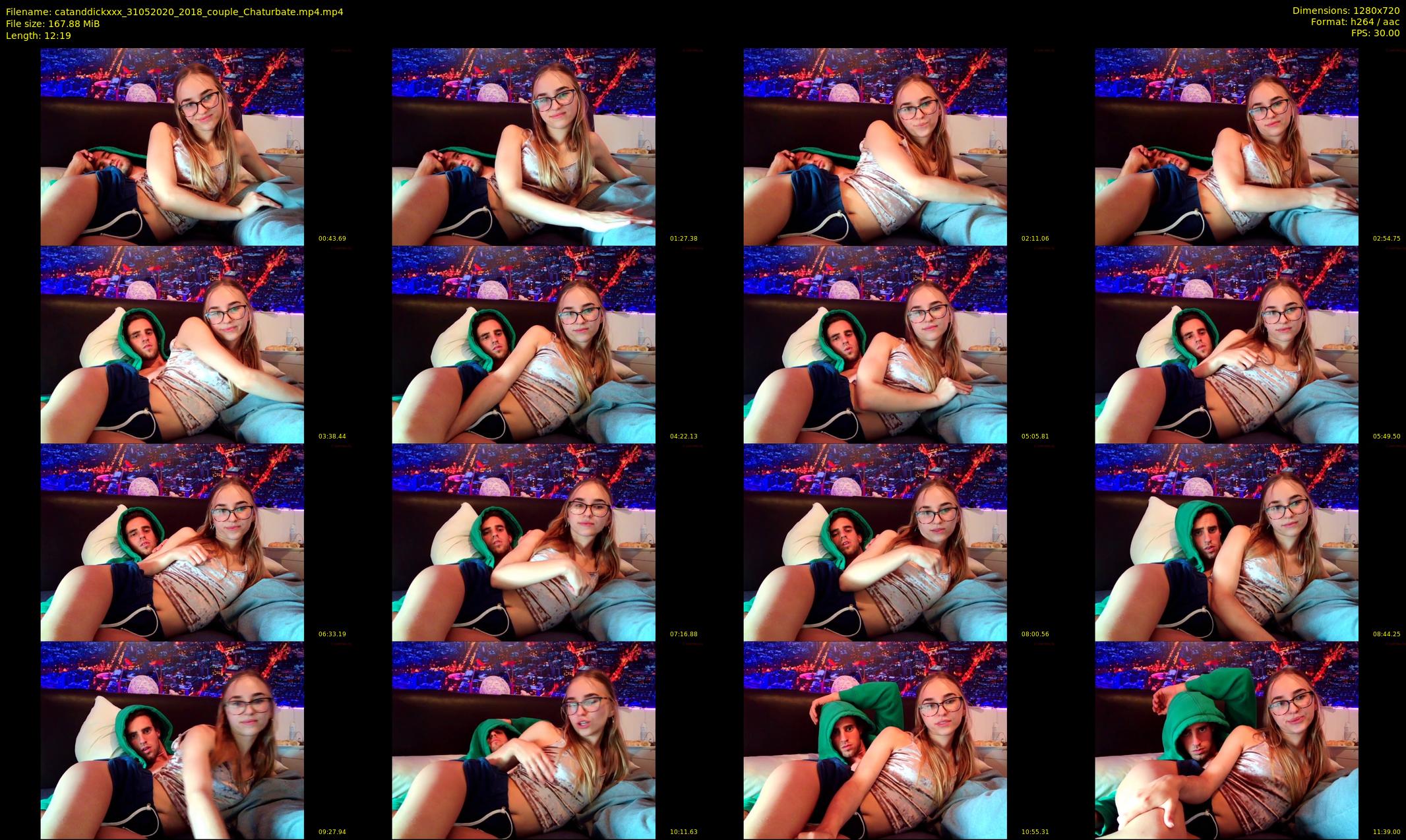 catanddickxxx — 13 minute Chaturbate couple cam show recording, 720p, May 31, 2020