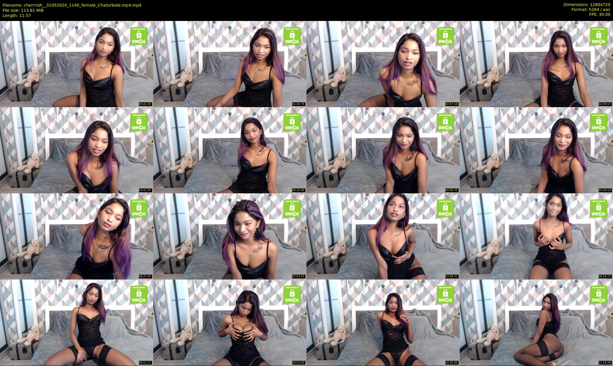 cherrrish_ — 12 minute Chaturbate female cam show recording, 720p, May 31, 2020