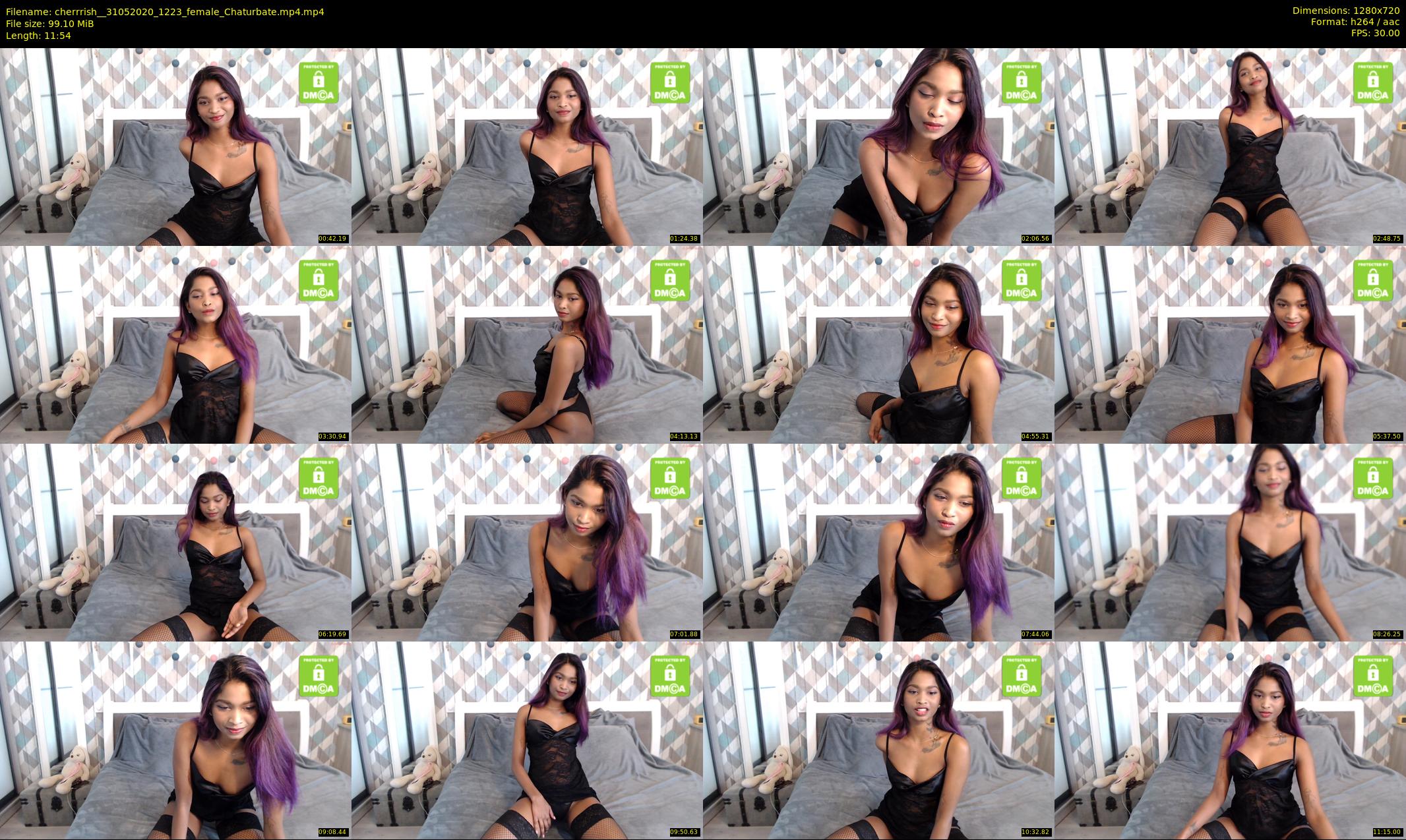 cherrrish_ — 12 minute Chaturbate female cam show recording, 720p, May 31, 2020