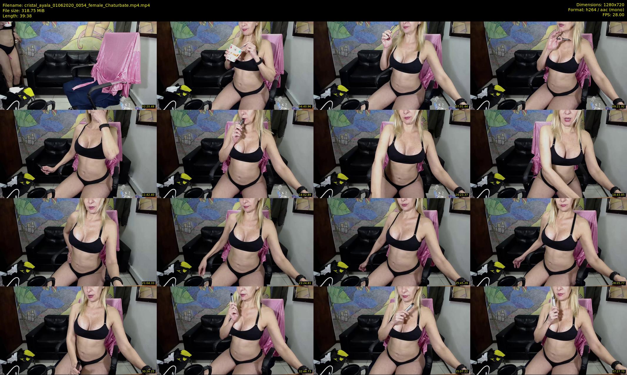 cristal_ayala — 40 minute Chaturbate female cam show recording, 720p, Jun 1, 2020