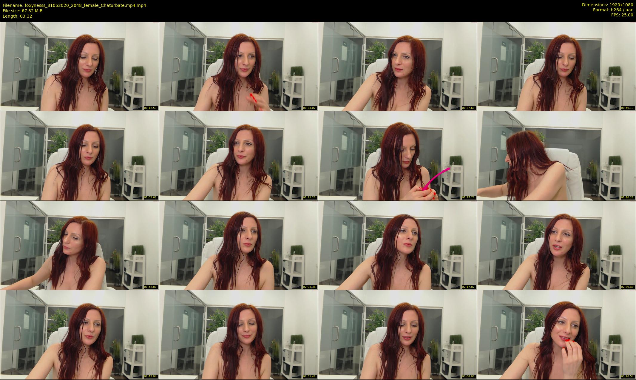 foxynesss — 4 minute Chaturbate female cam show recording, 1080p, May 31, 2020