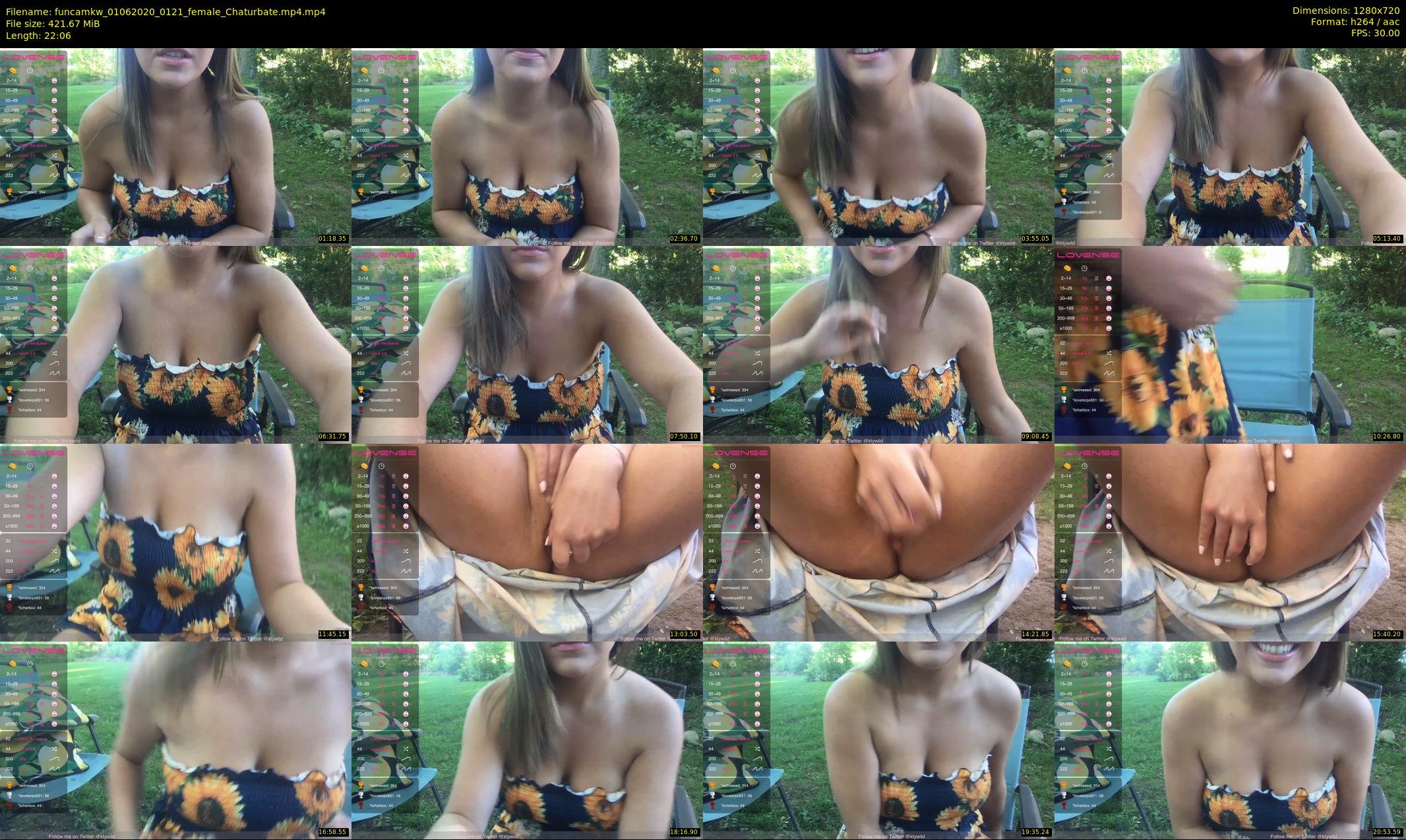 funcamkw — 23 minute Chaturbate female cam show recording, 720p, Jun 1, 2020