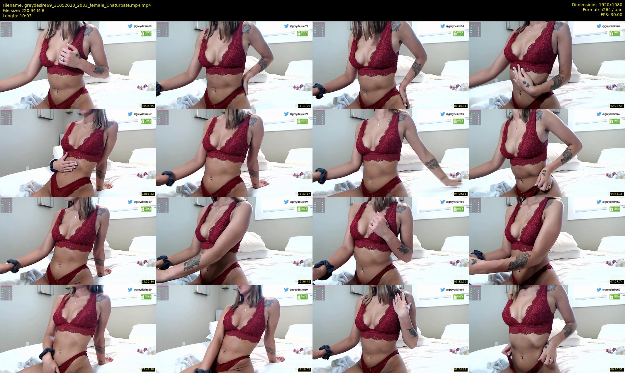 greydesire69 — 11 minute Chaturbate female cam show recording, 1080p, May 31, 2020
