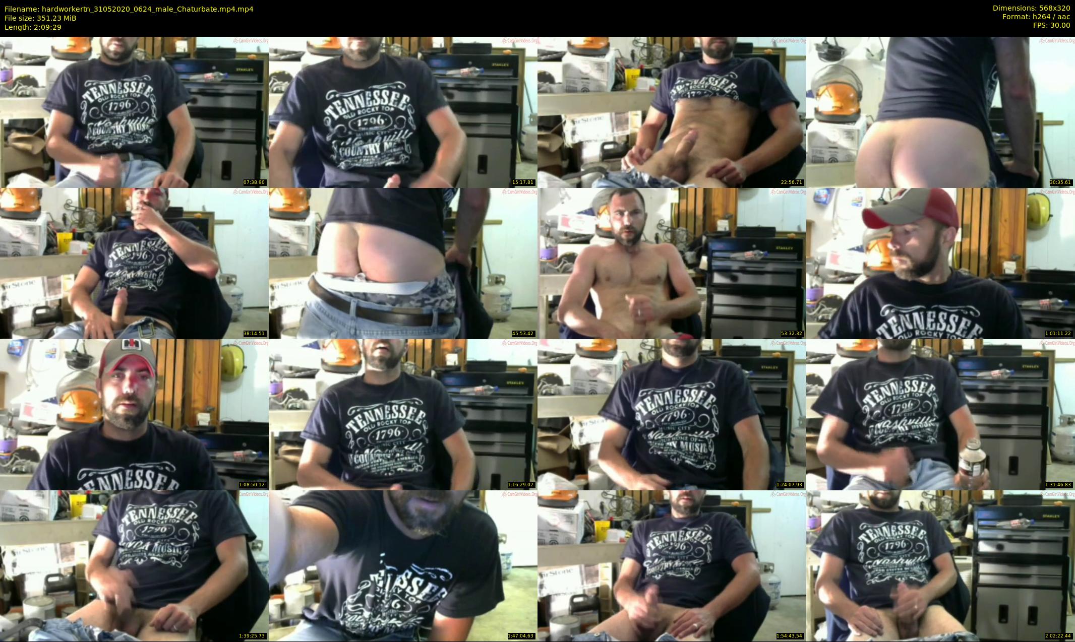 hardworkertn — 130 minute Chaturbate male cam show recording, SD, May 31, 2020