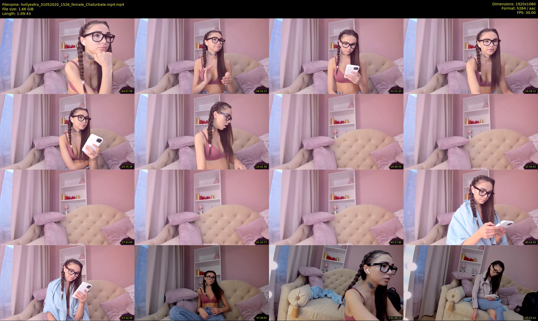 hollyextra — 70 minute Chaturbate female cam show recording, 1080p, May 31, 2020