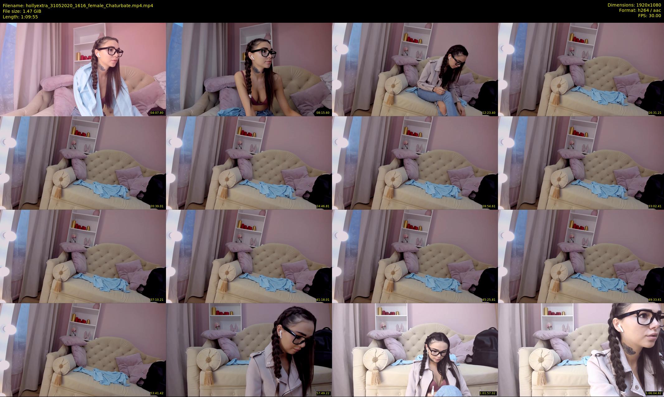 hollyextra — 70 minute Chaturbate female cam show recording, 1080p, May 31, 2020