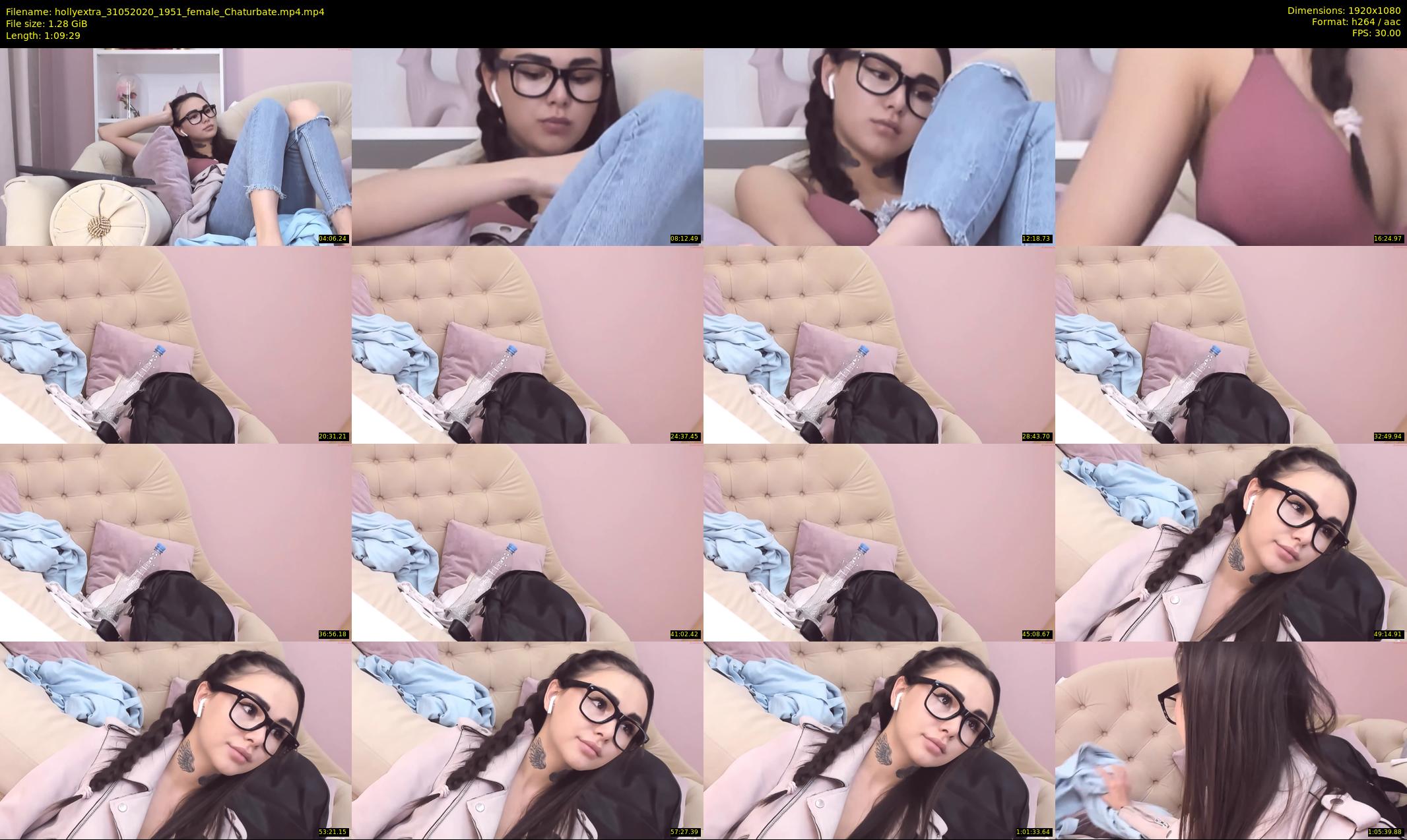 hollyextra — 70 minute Chaturbate female cam show recording, 1080p, May 31, 2020