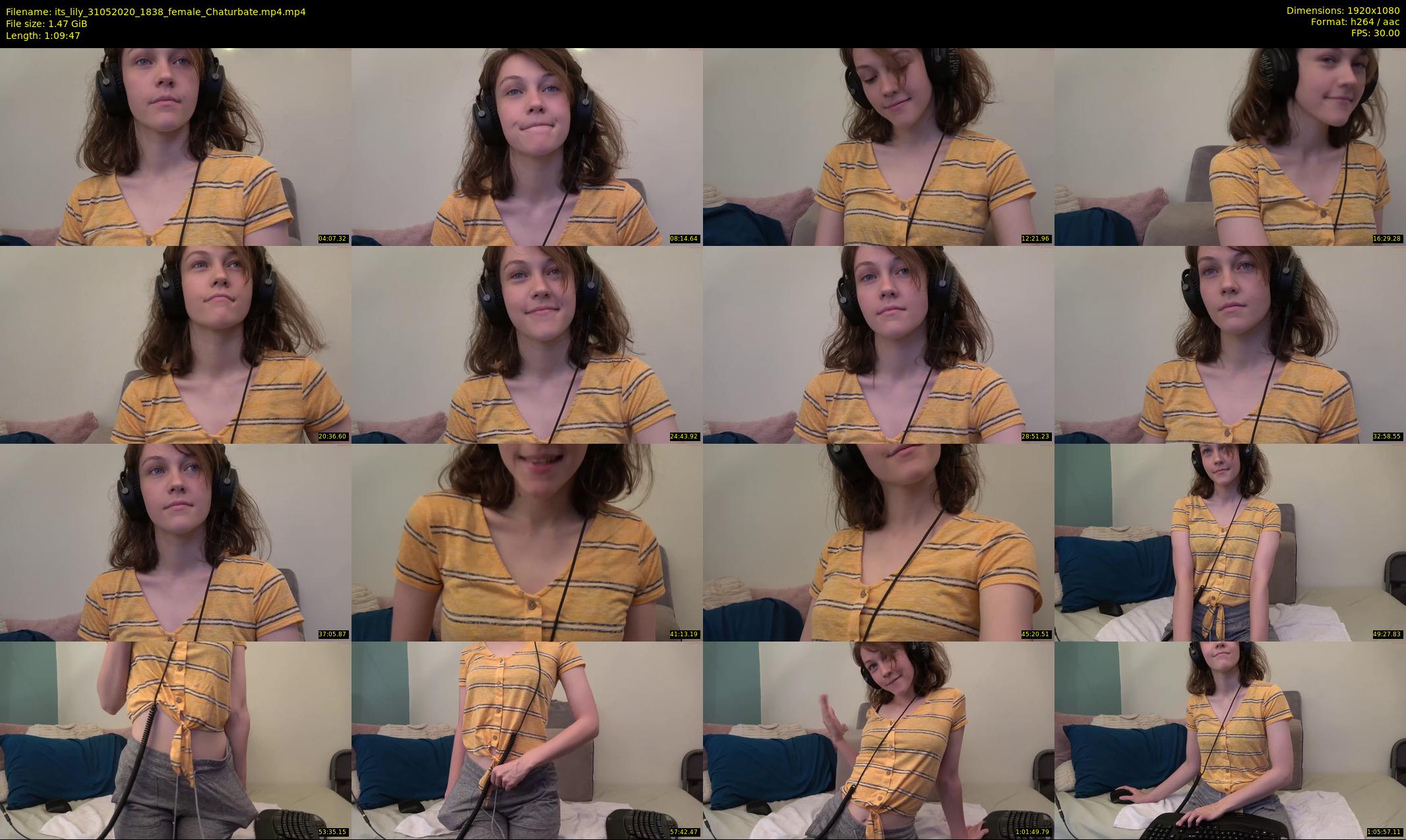 its_lily — 70 minute Chaturbate female cam show recording, 1080p, May 31, 2020