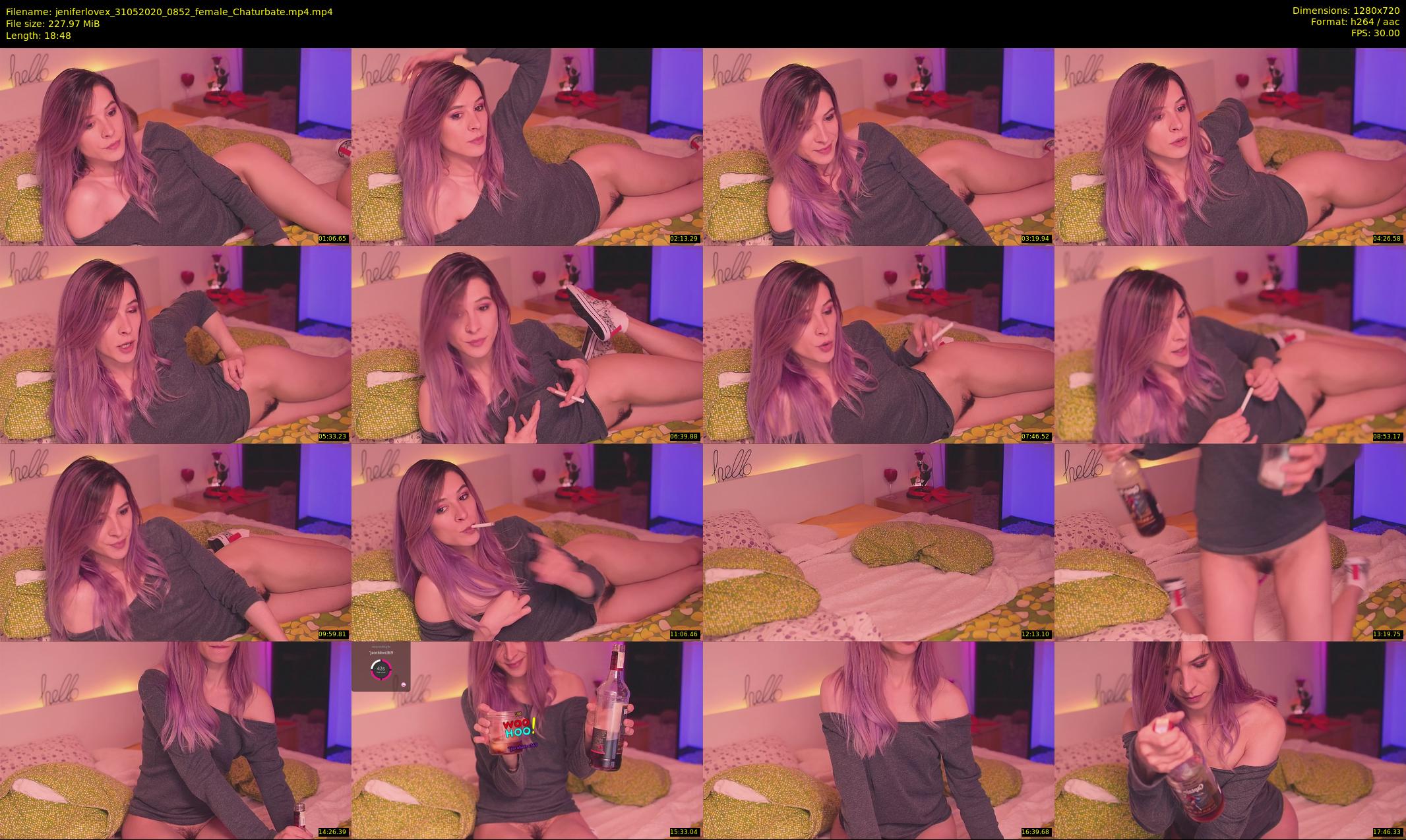 jeniferlovex — 19 minute Chaturbate female cam show recording, 720p, May 31, 2020