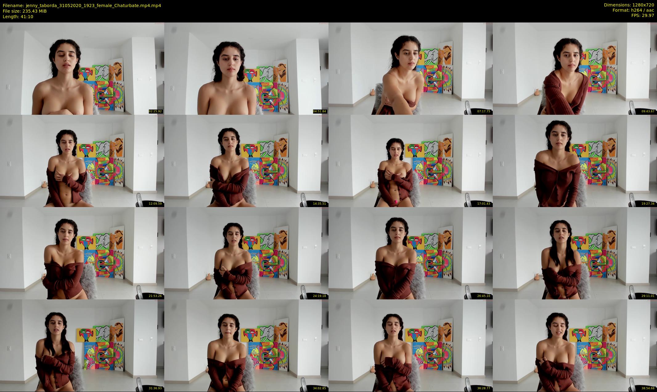 jenny_taborda — 42 minute Chaturbate female cam show recording, 720p, May 31, 2020