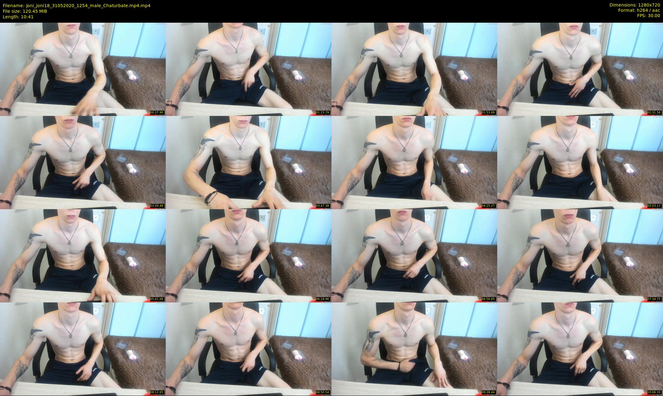 joni_joni18 — 11 minute Chaturbate male cam show recording, 720p, May 31, 2020