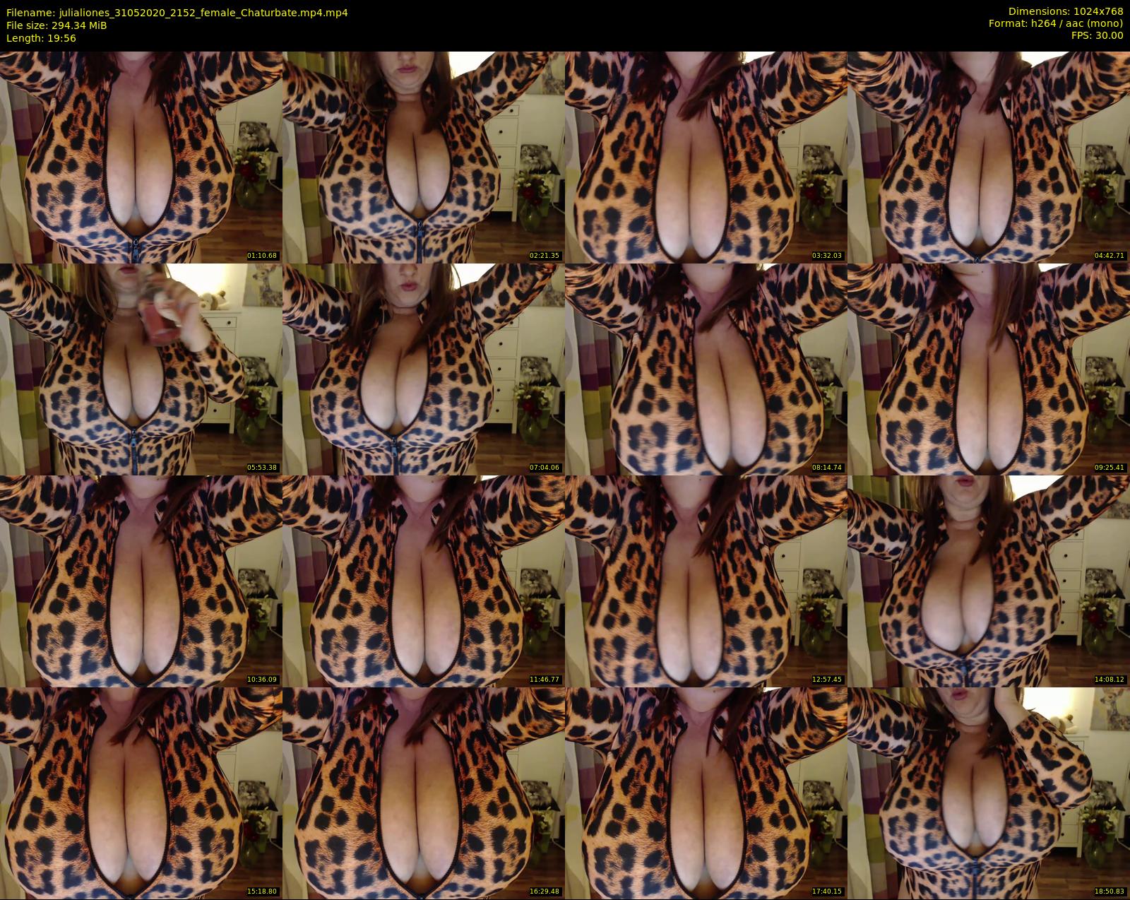 julialiones — 20 minute Chaturbate female cam show recording, 720p, May 31, 2020