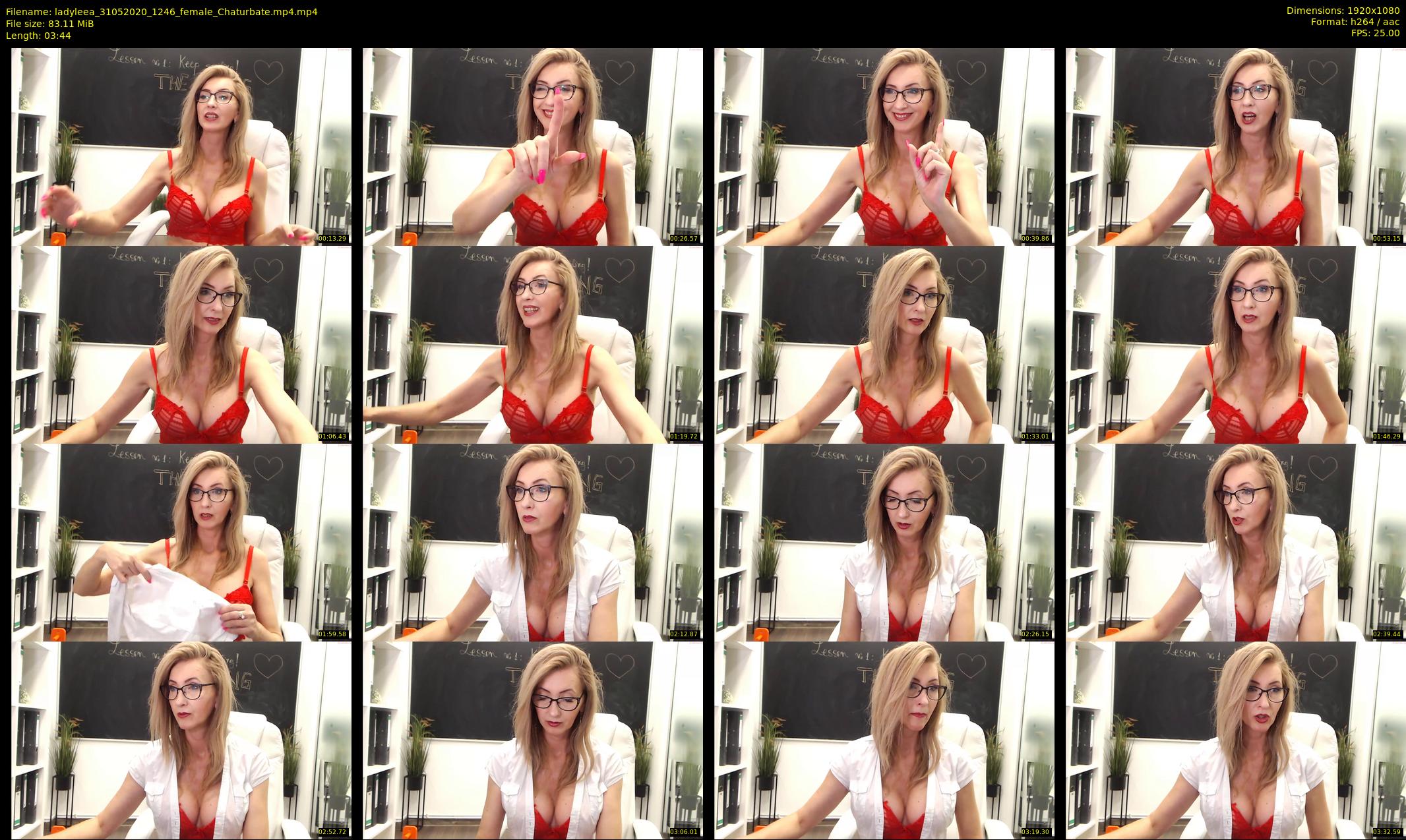 ladyleea — 4 minute Chaturbate female cam show recording, 1080p, May 31, 2020