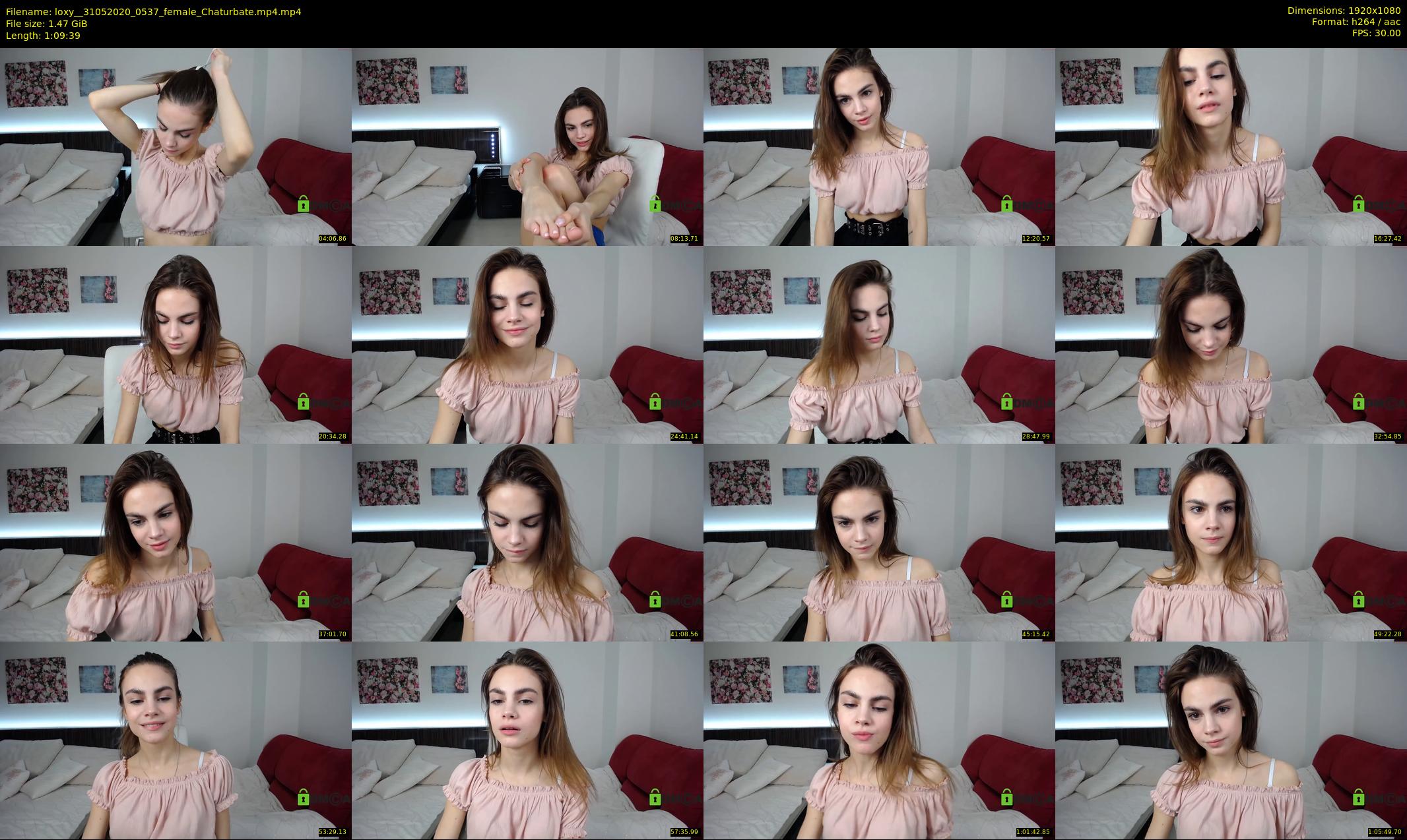 loxy_ — 70 minute Chaturbate female cam show recording, 1080p, May 31, 2020
