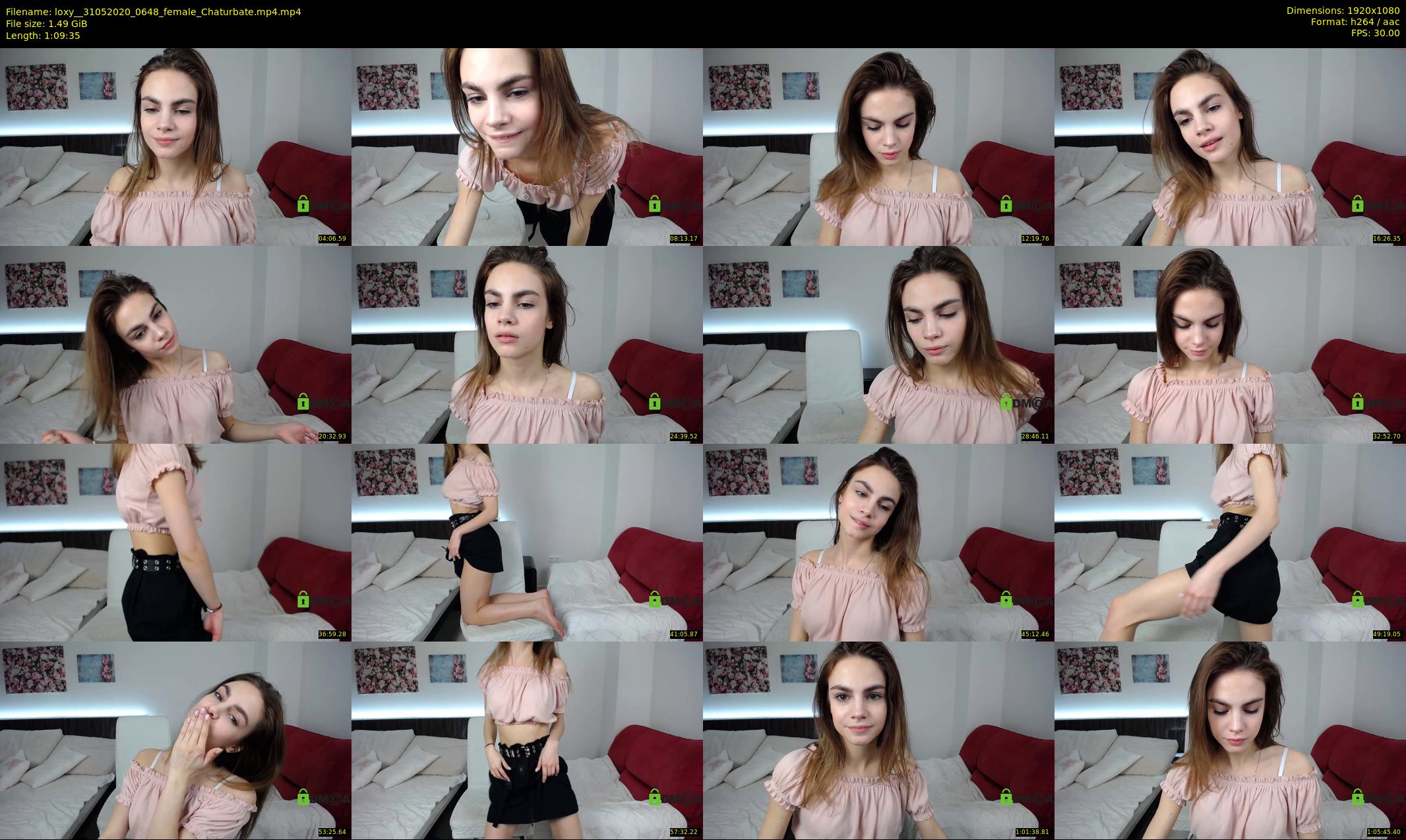 loxy_ — 70 minute Chaturbate female cam show recording, 1080p, May 31, 2020