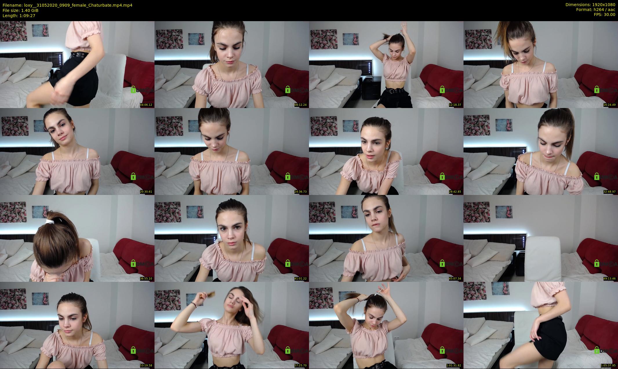 loxy_ — 70 minute Chaturbate female cam show recording, 1080p, May 31, 2020
