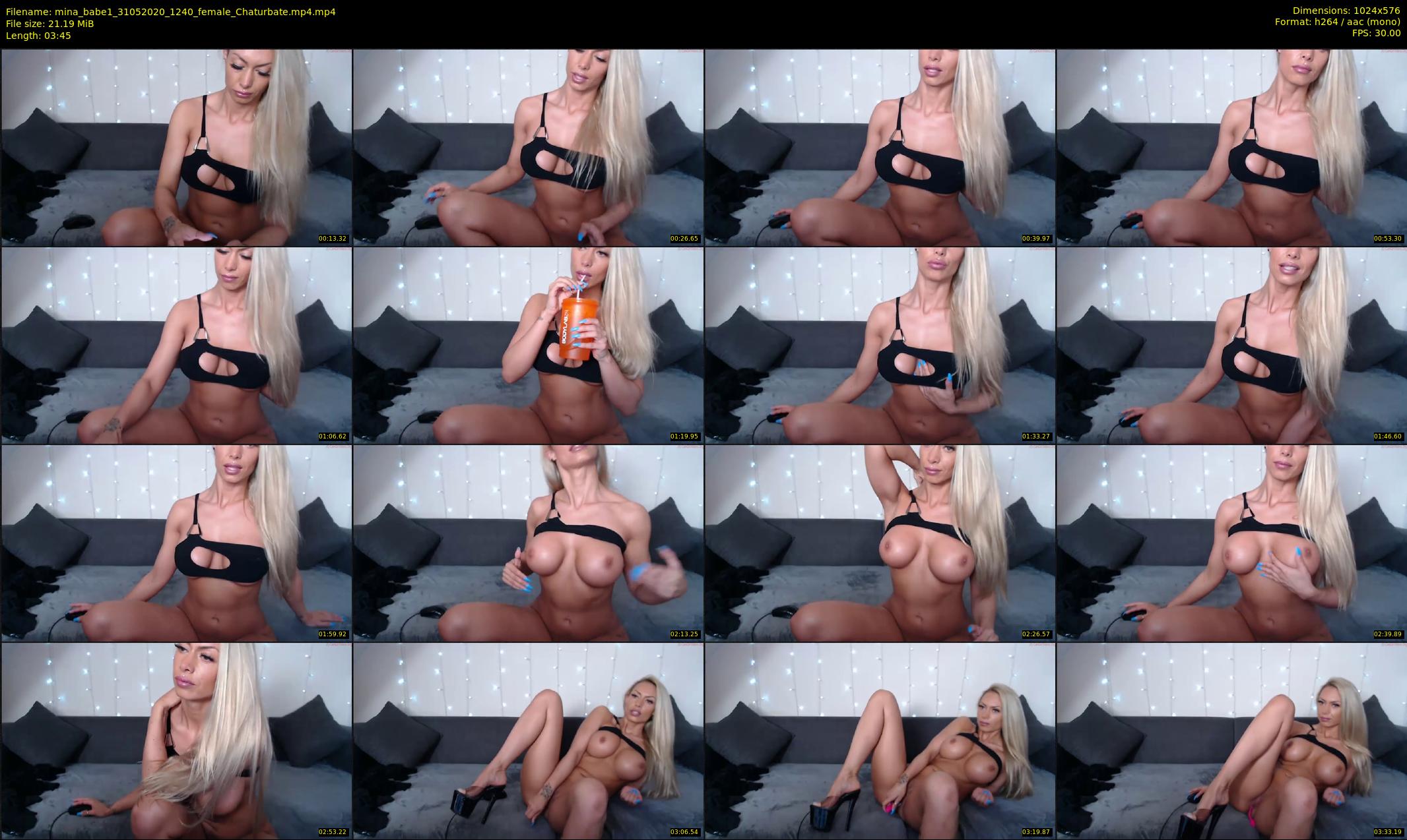 mina_babe1 — 4 minute Chaturbate female cam show recording, 480p, May 31, 2020