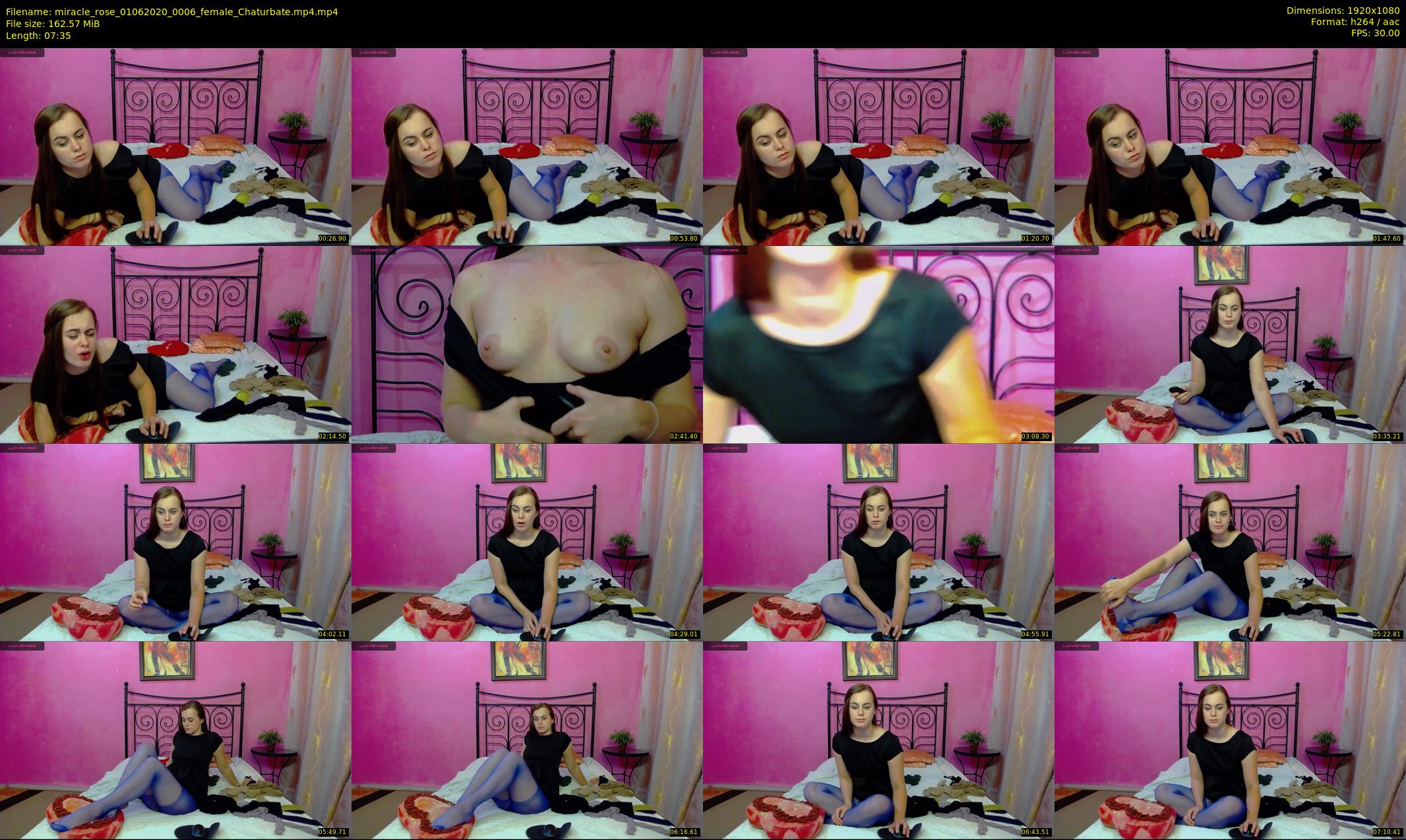 miracle_rose — 8 minute Chaturbate female cam show recording, 1080p, Jun 1, 2020