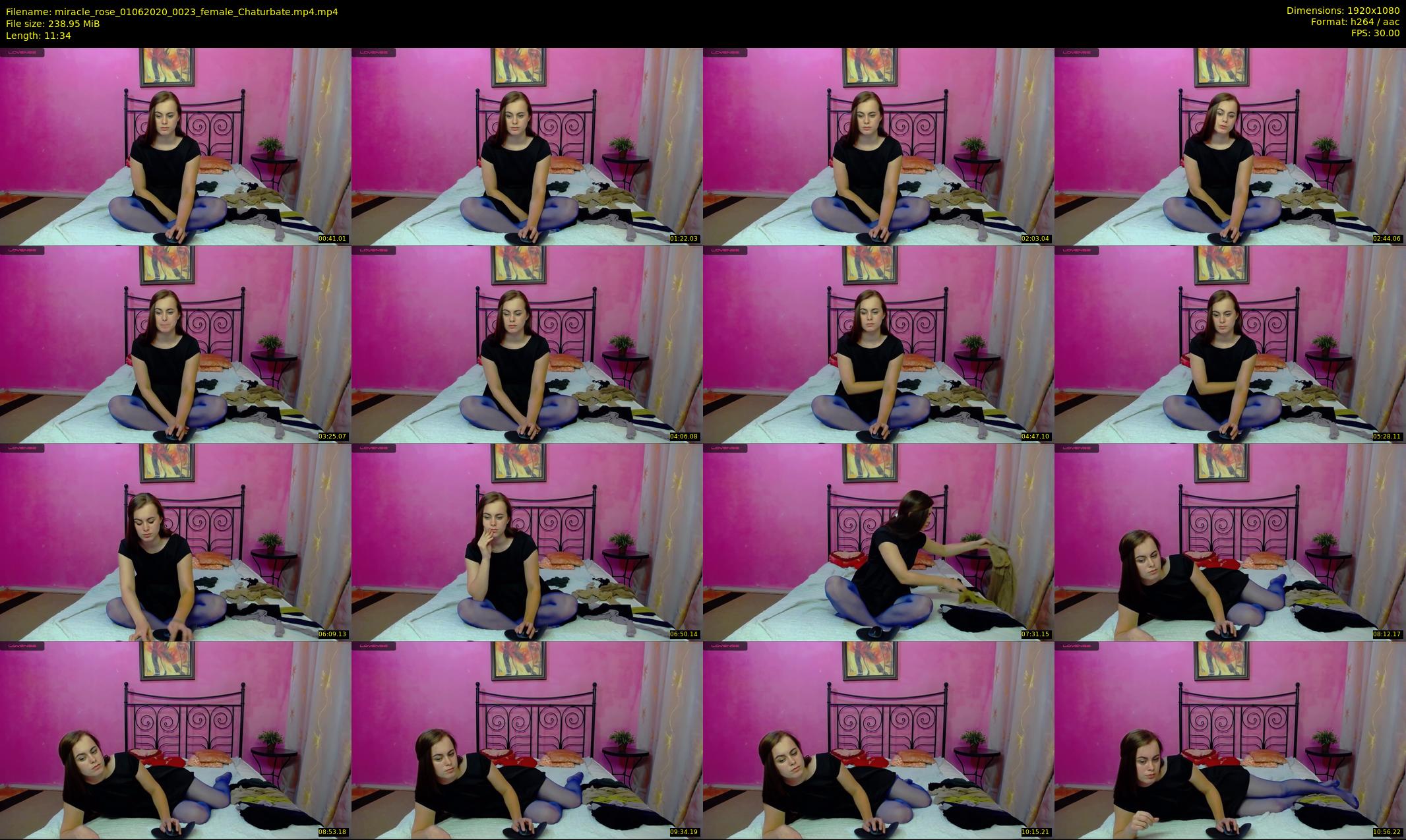 miracle_rose — 12 minute Chaturbate female cam show recording, 1080p, Jun 1, 2020