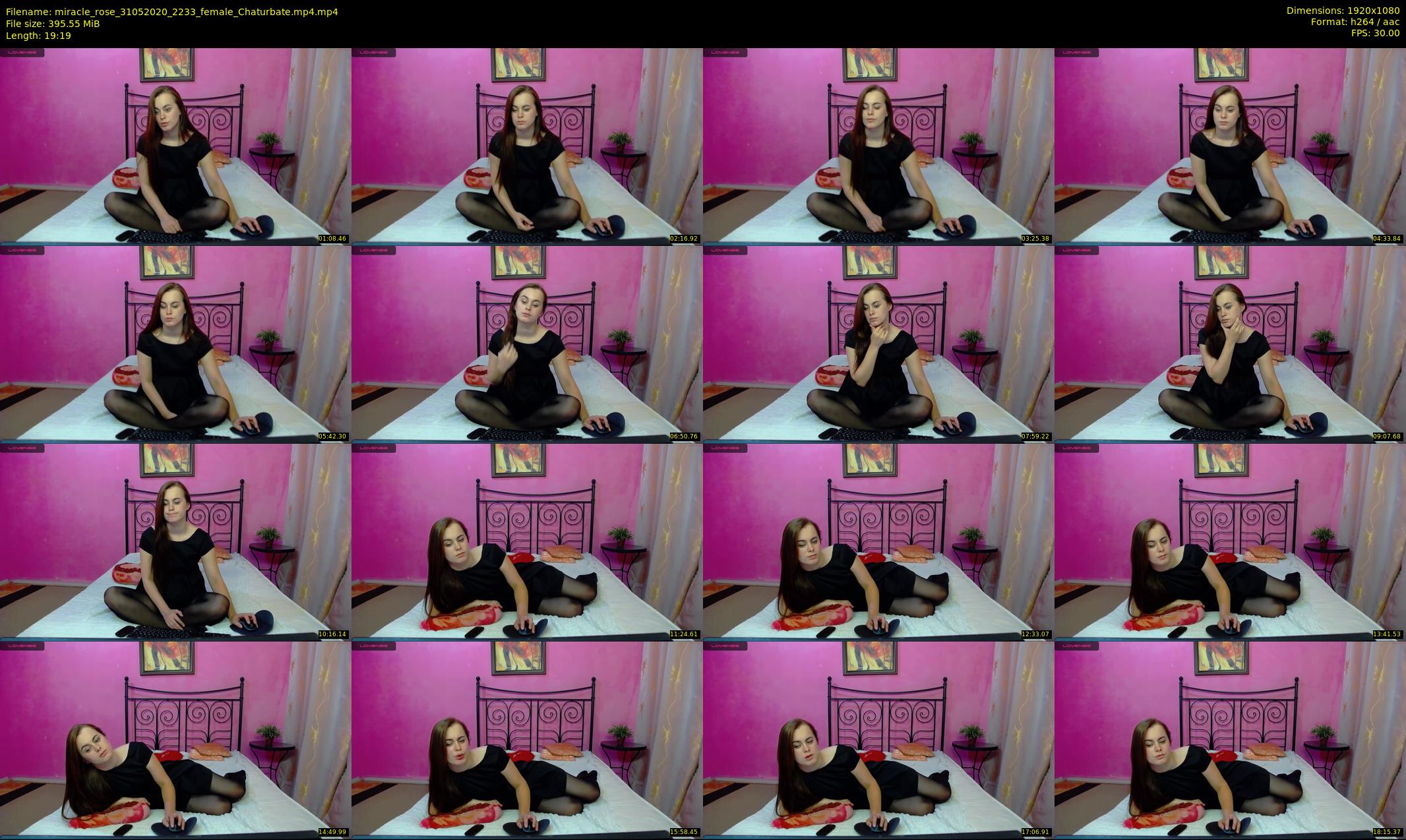 miracle_rose — 20 minute Chaturbate female cam show recording, 1080p, May 31, 2020