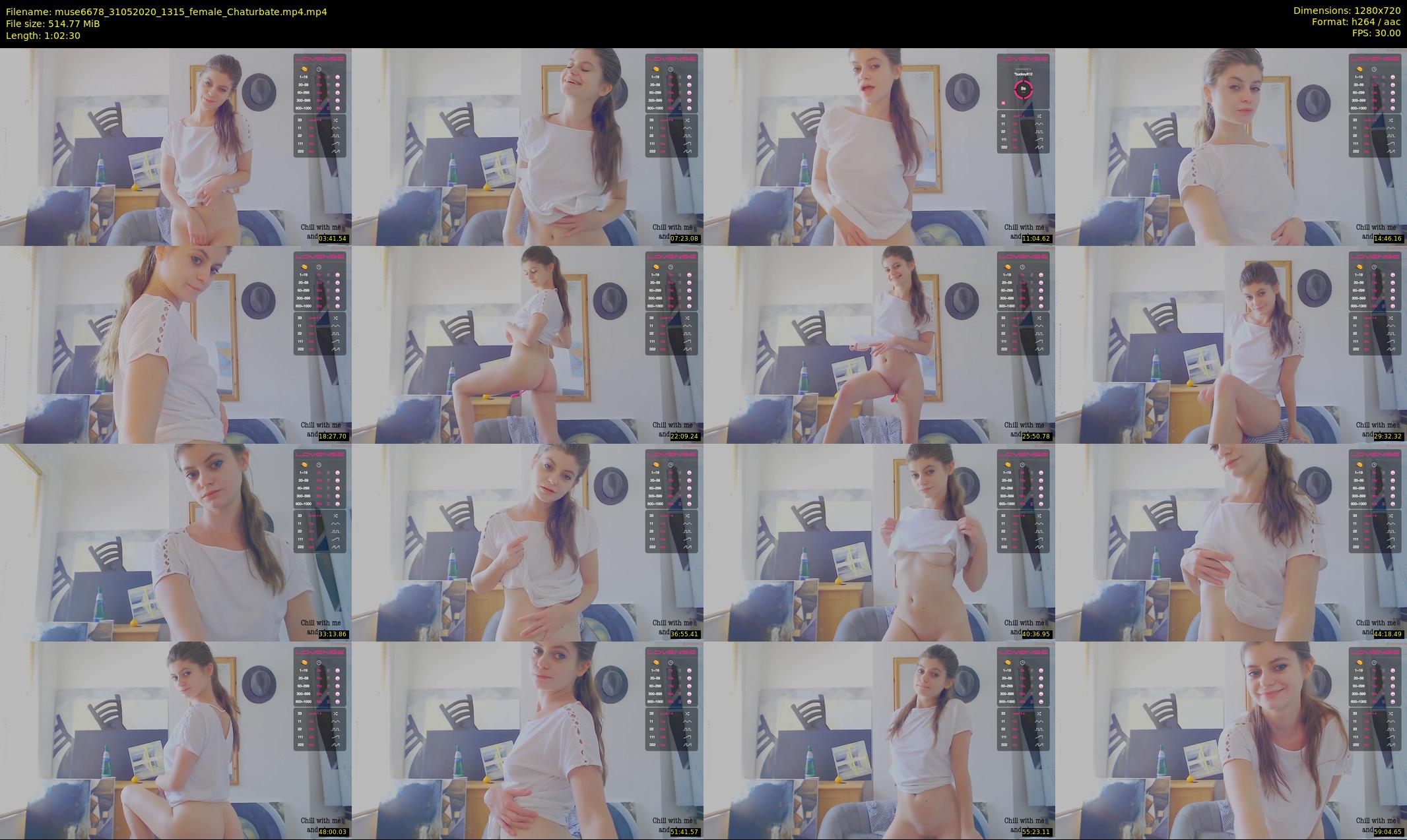muse6678 — 63 minute Chaturbate female cam show recording, 720p, May 31, 2020