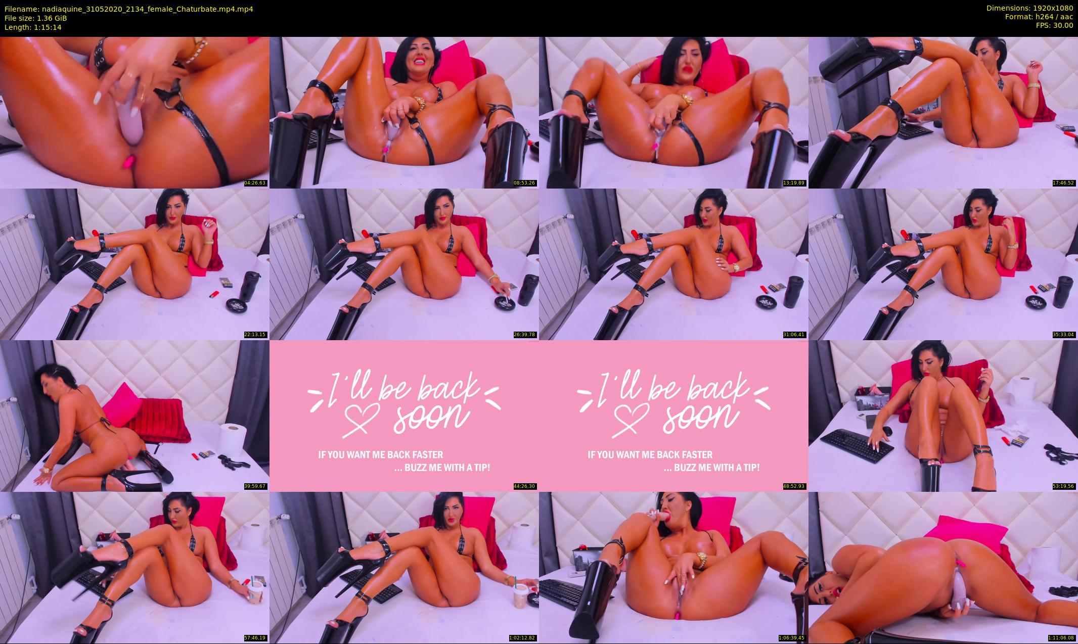 nadiaquine — 76 minute Chaturbate female cam show recording, 1080p, May 31, 2020
