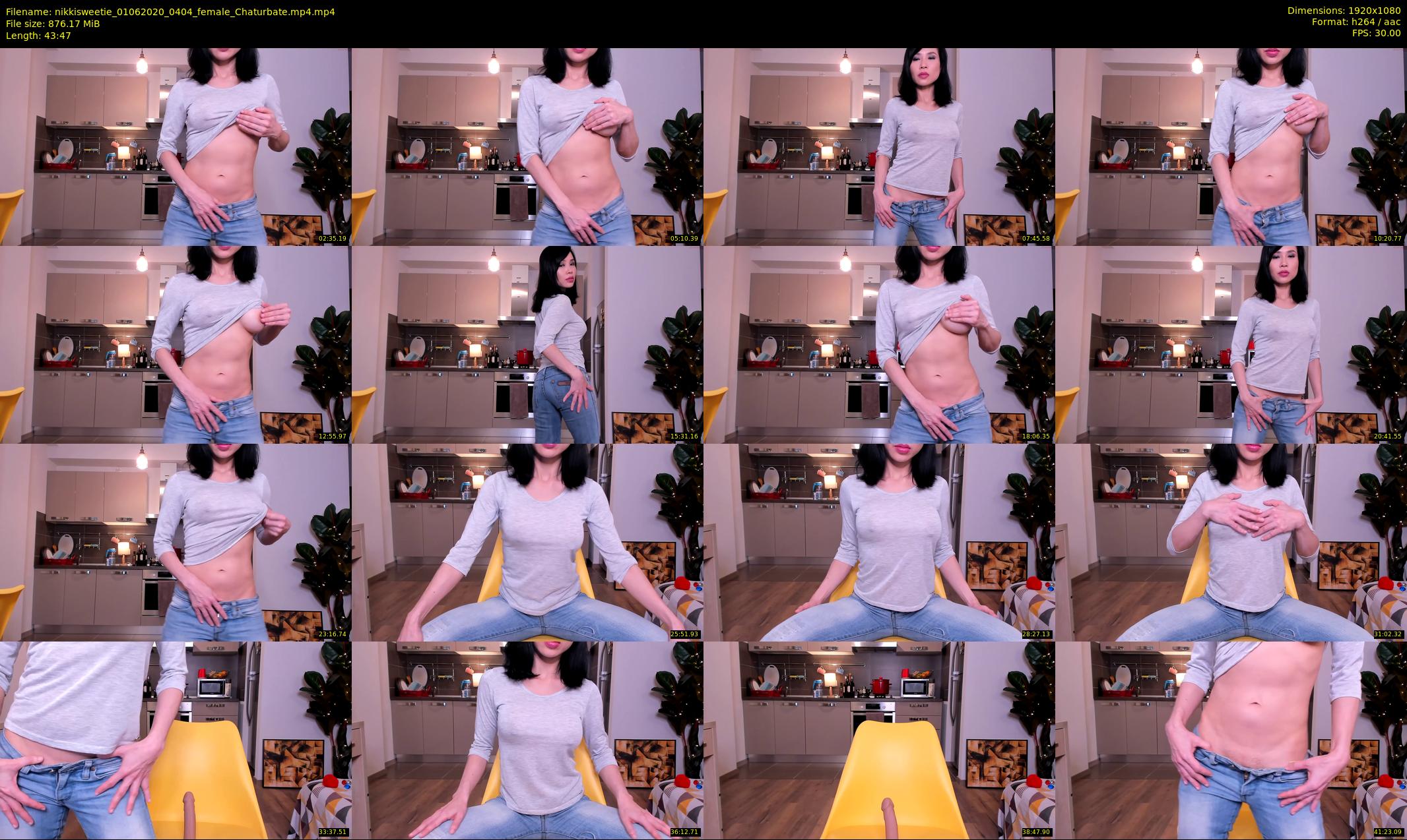 nikkisweetie — 44 minute Chaturbate female cam show recording, 1080p, Jun 1, 2020