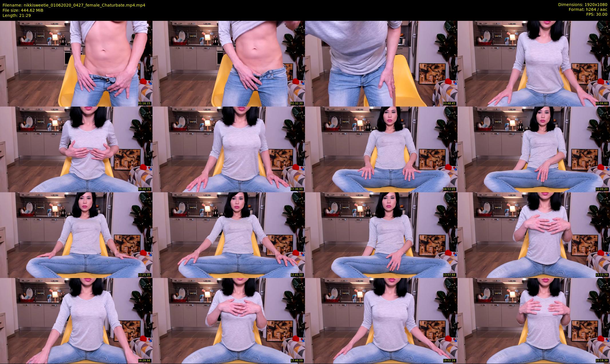 nikkisweetie — 22 minute Chaturbate female cam show recording, 1080p, Jun 1, 2020