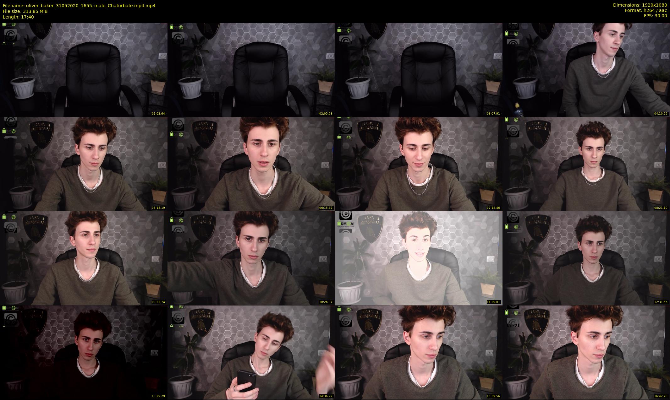 oliver_baker — 18 minute Chaturbate male cam show recording, 1080p, May 31, 2020