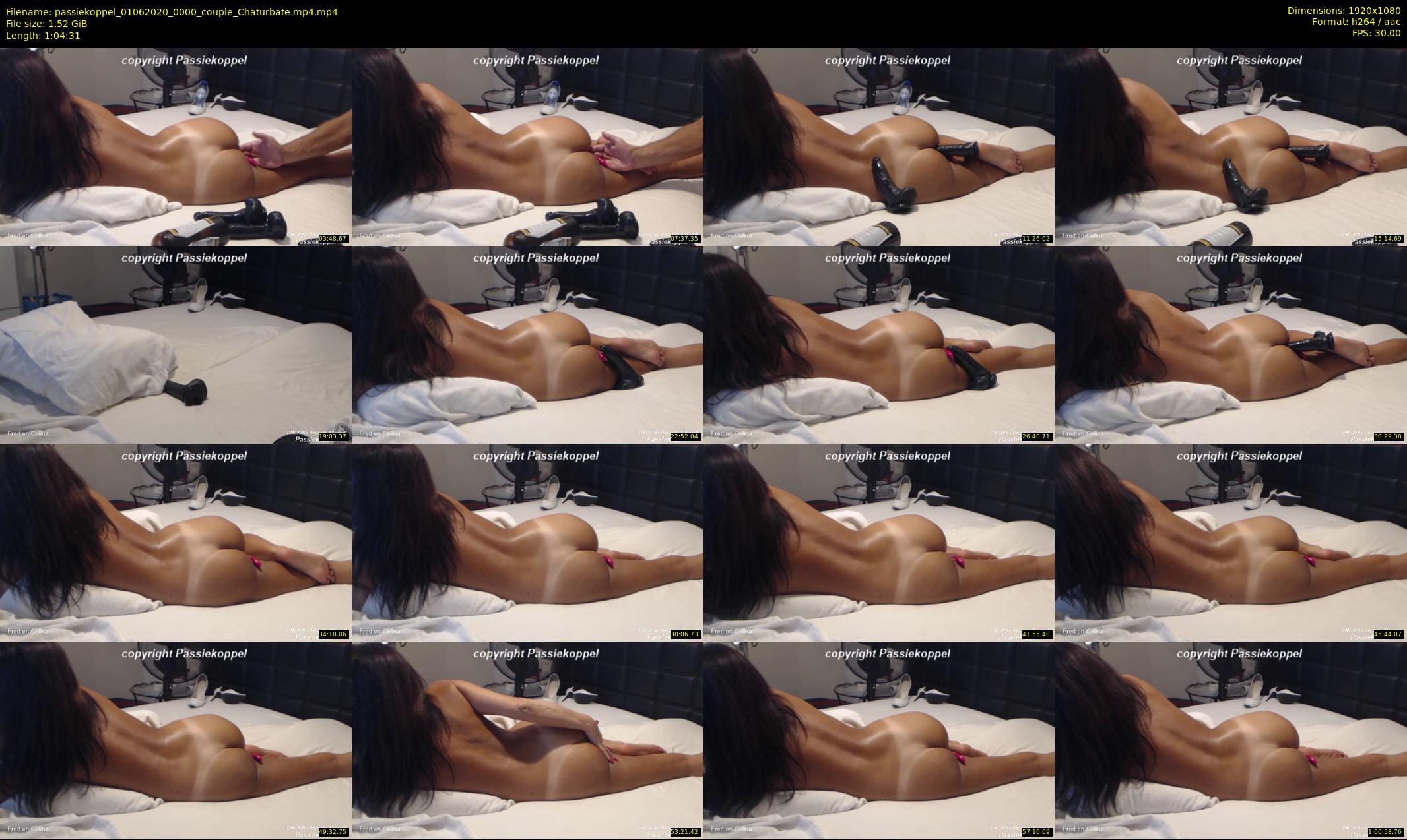 passiekoppel — 65 minute Chaturbate couple cam show recording, 1080p, Jun 1, 2020