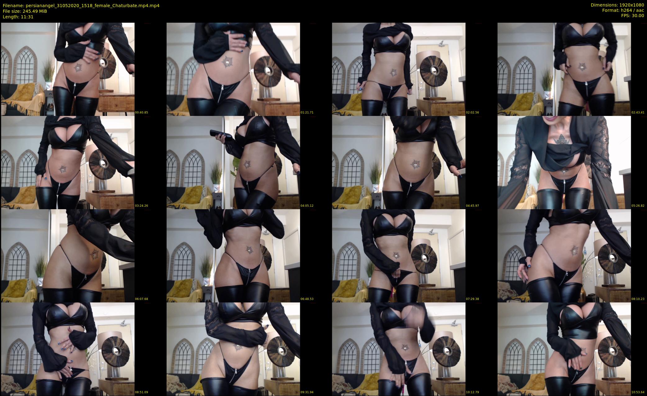 persianangel — 12 minute Chaturbate female cam show recording, 1080p, May 31, 2020