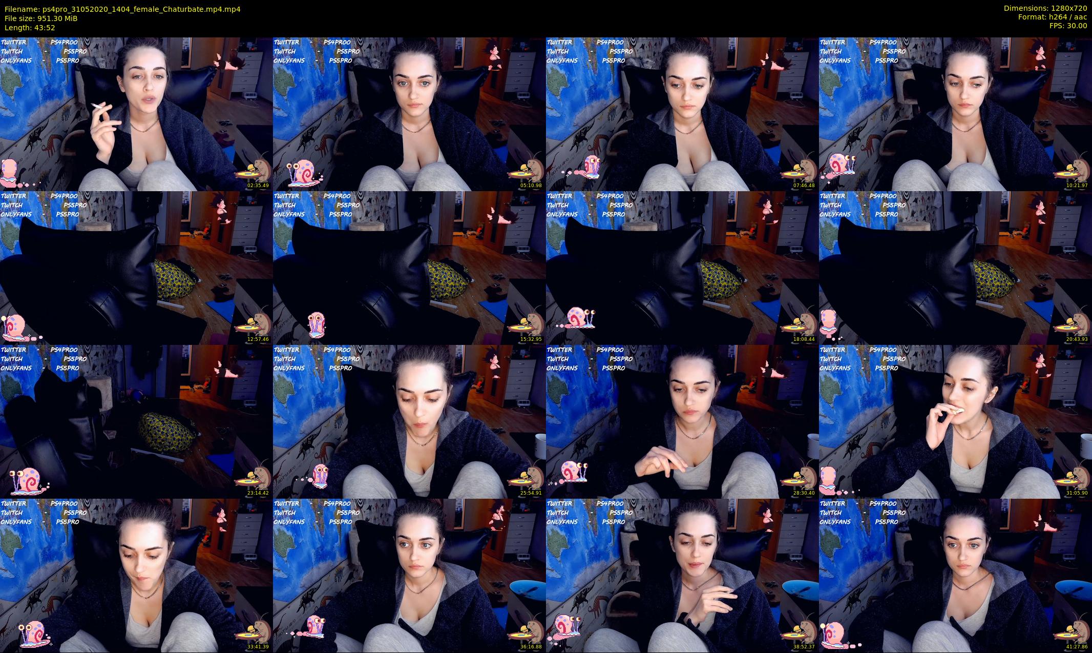 ps4pro — 44 minute Chaturbate female cam show recording, 720p, May 31, 2020