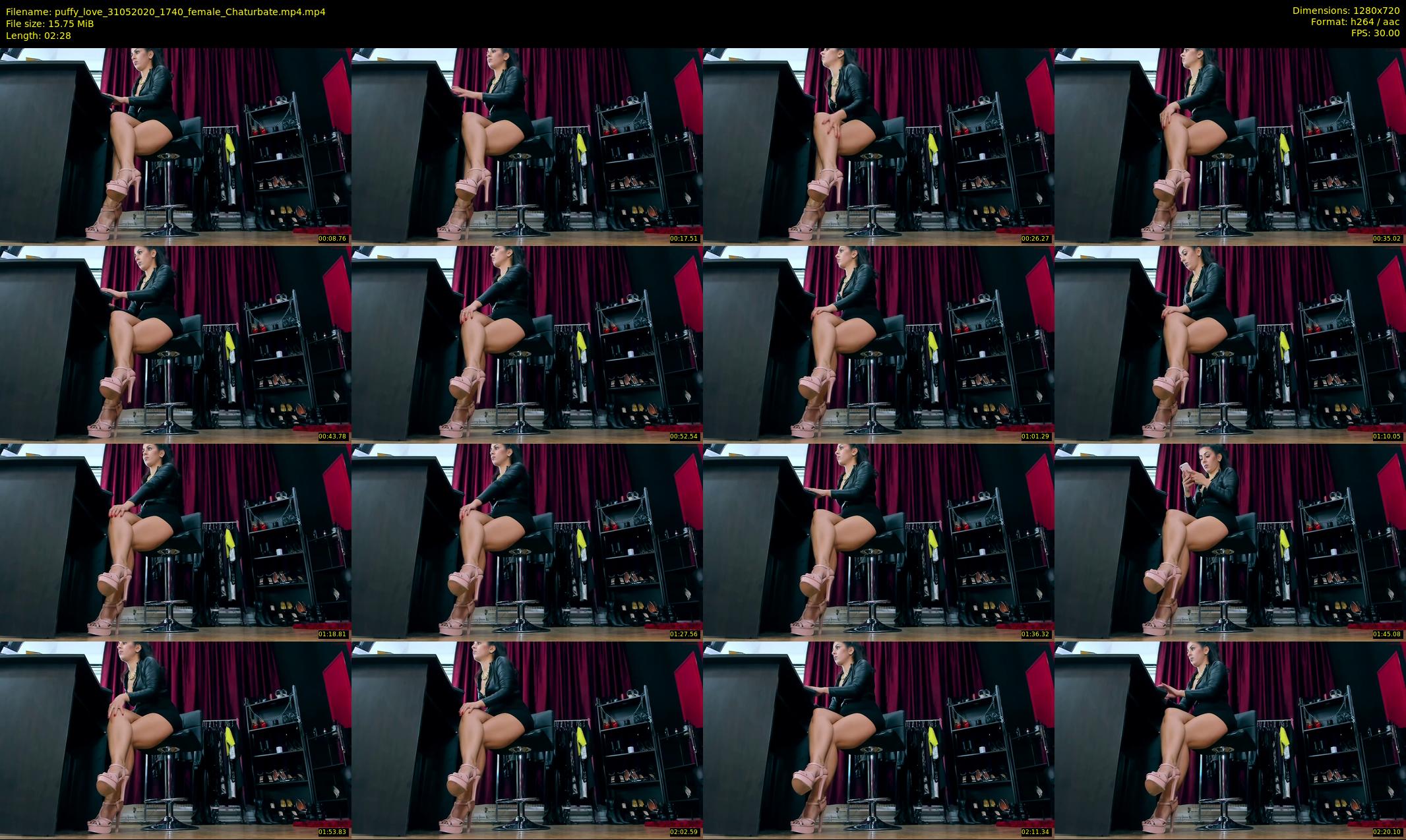 puffy_love — 3 minute Chaturbate female cam show recording, 720p, May 31, 2020