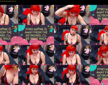 pyrowayne — 53 minute Chaturbate female cam show recording, 720p, Jun 1, 2020