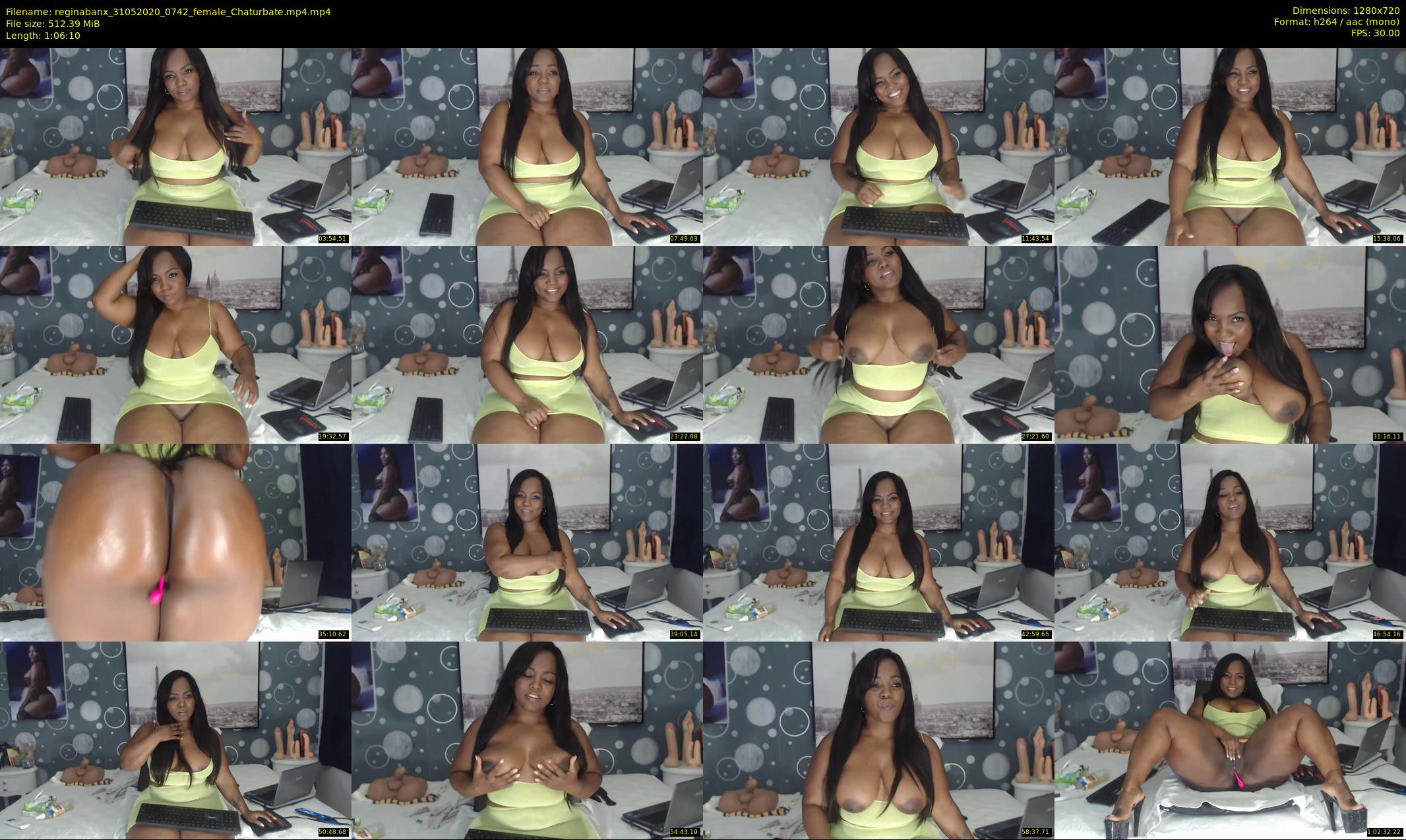 reginabanx — 67 minute Chaturbate female cam show recording, 720p, May 31, 2020