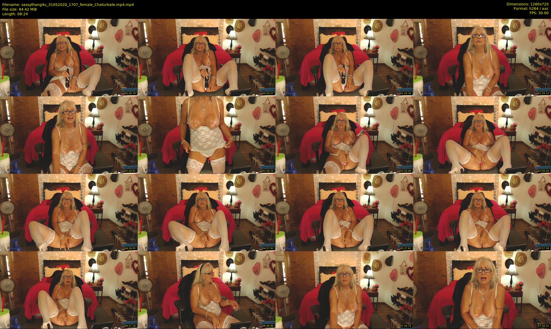 sassythang4u — 9 minute Chaturbate female cam show recording, 720p, May 31, 2020