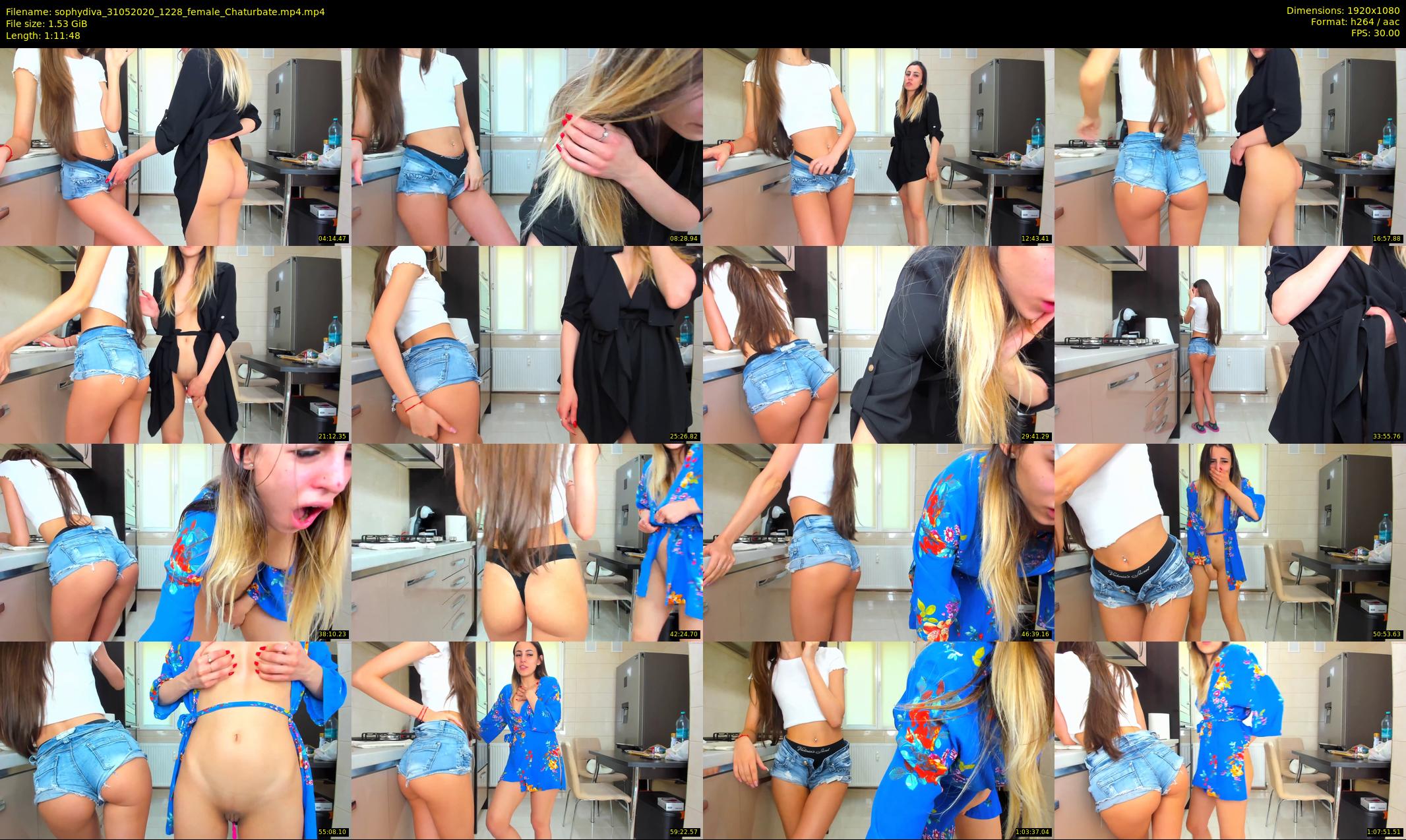 sophydiva — 72 minute Chaturbate female cam show recording, 1080p, May 31, 2020