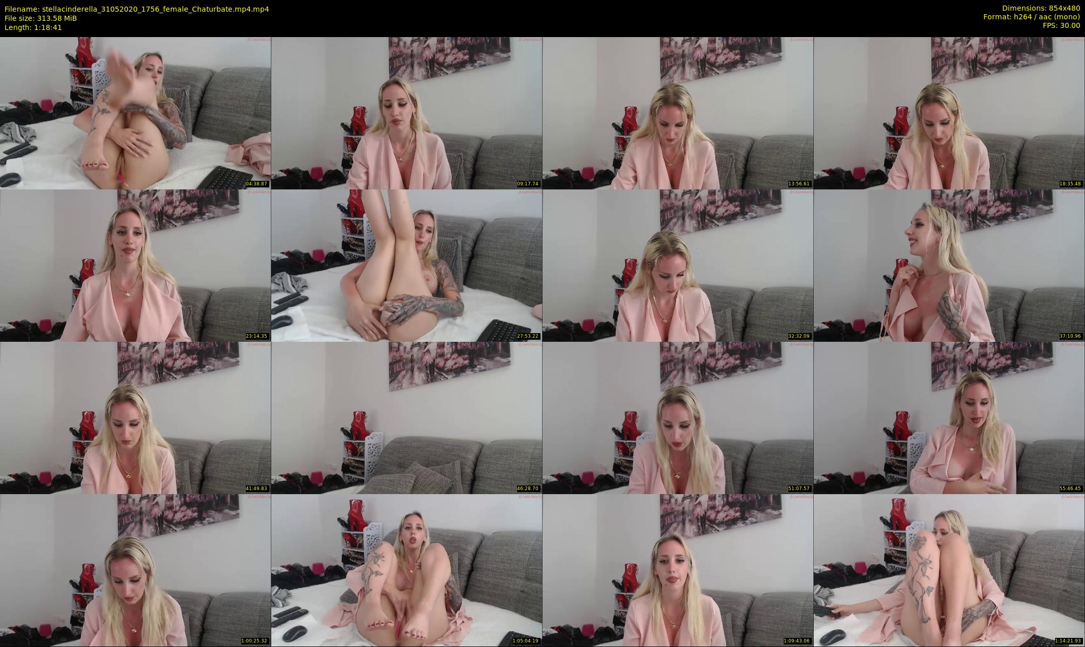 stellacinderella — 79 minute Chaturbate female cam show recording, 480p, May 31, 2020
