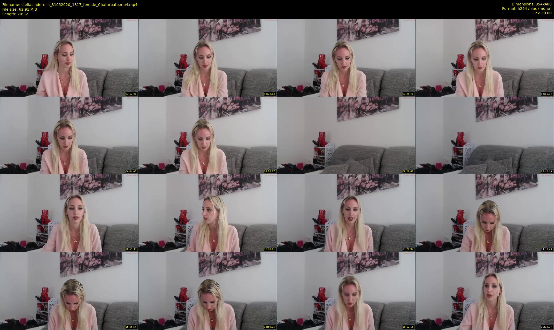 stellacinderella — 21 minute Chaturbate female cam show recording, 480p, May 31, 2020