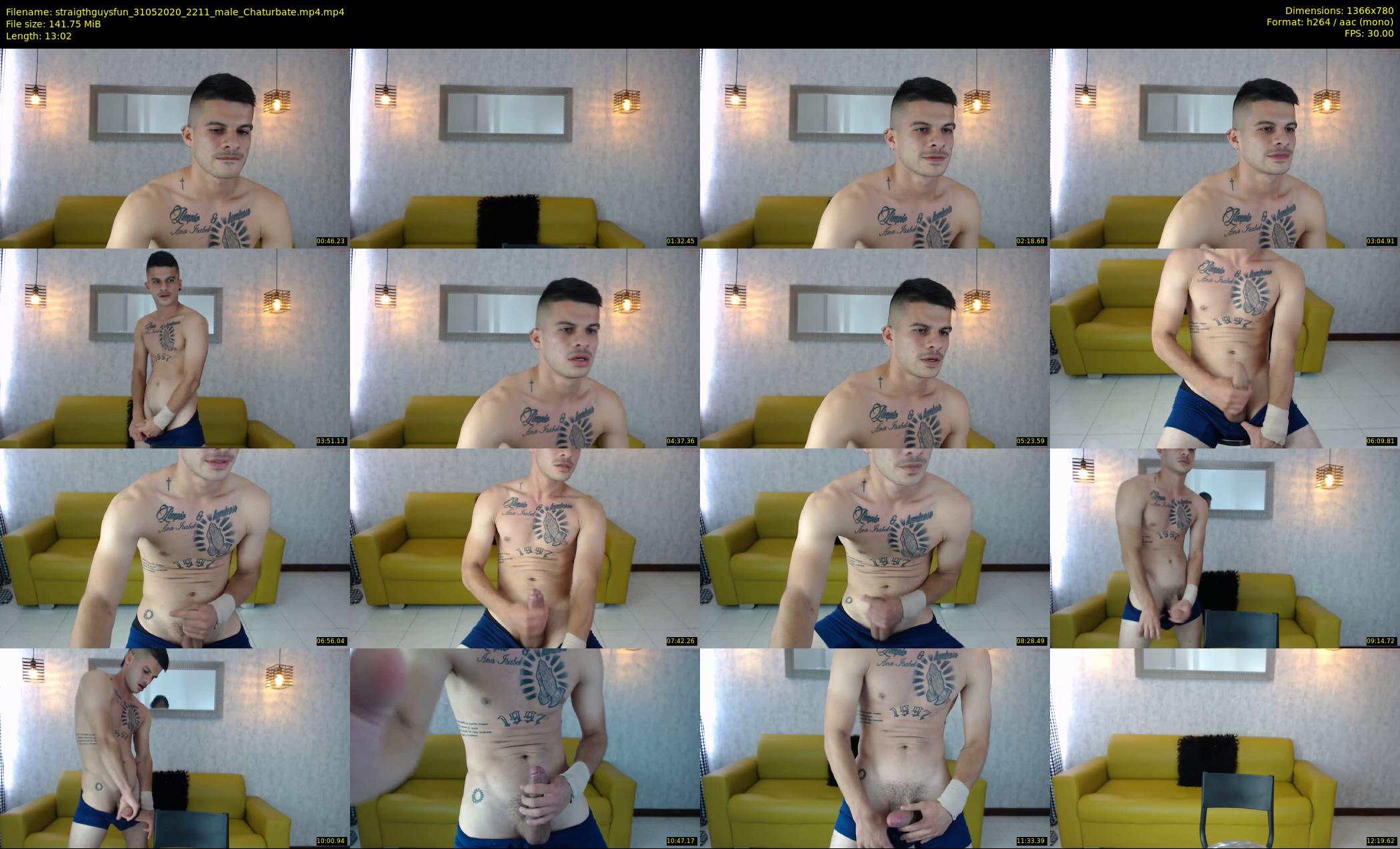 straigthguysfun — 14 minute Chaturbate male cam show recording, 720p, May 31, 2020