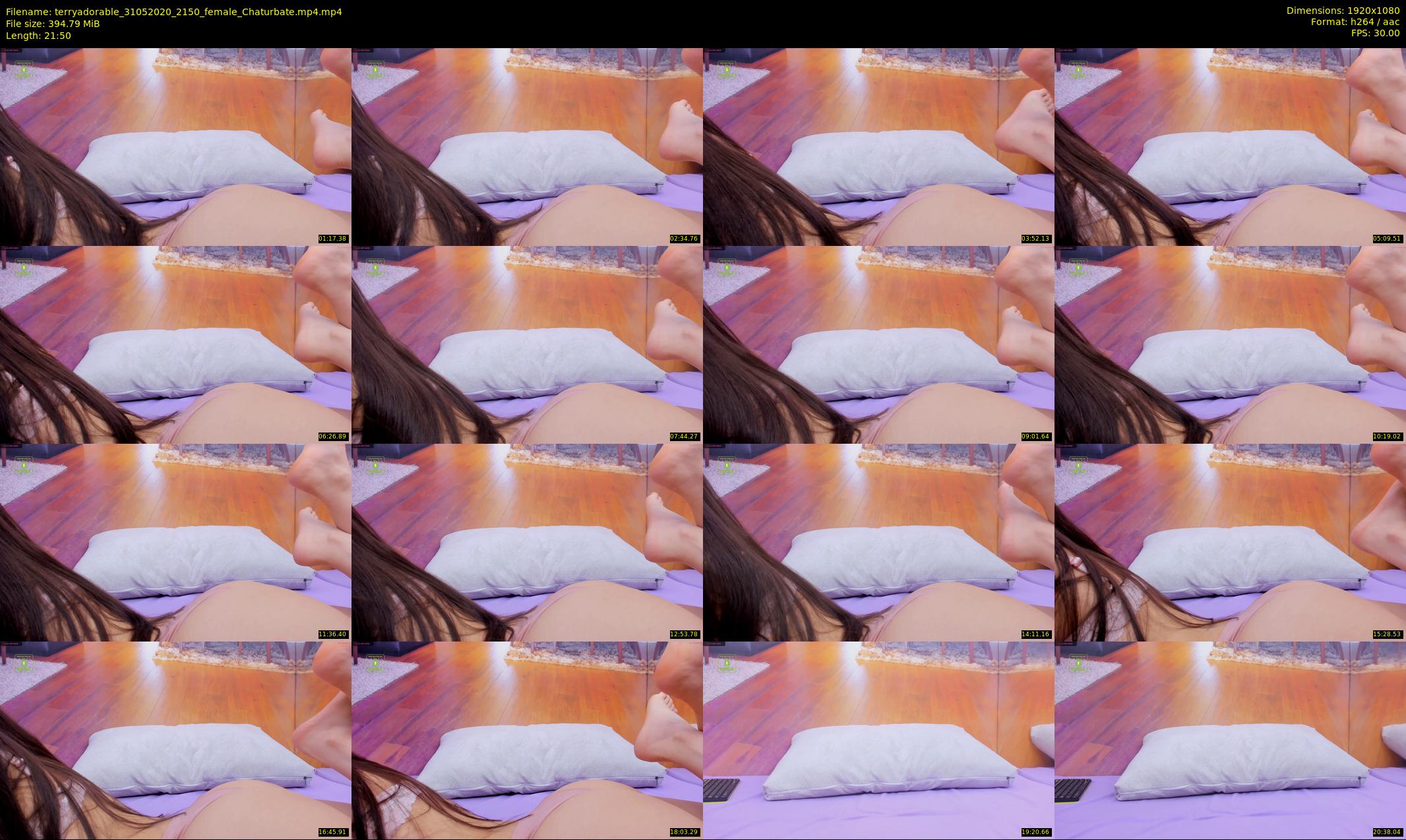 terryadorable — 22 minute Chaturbate female cam show recording, 1080p, May 31, 2020